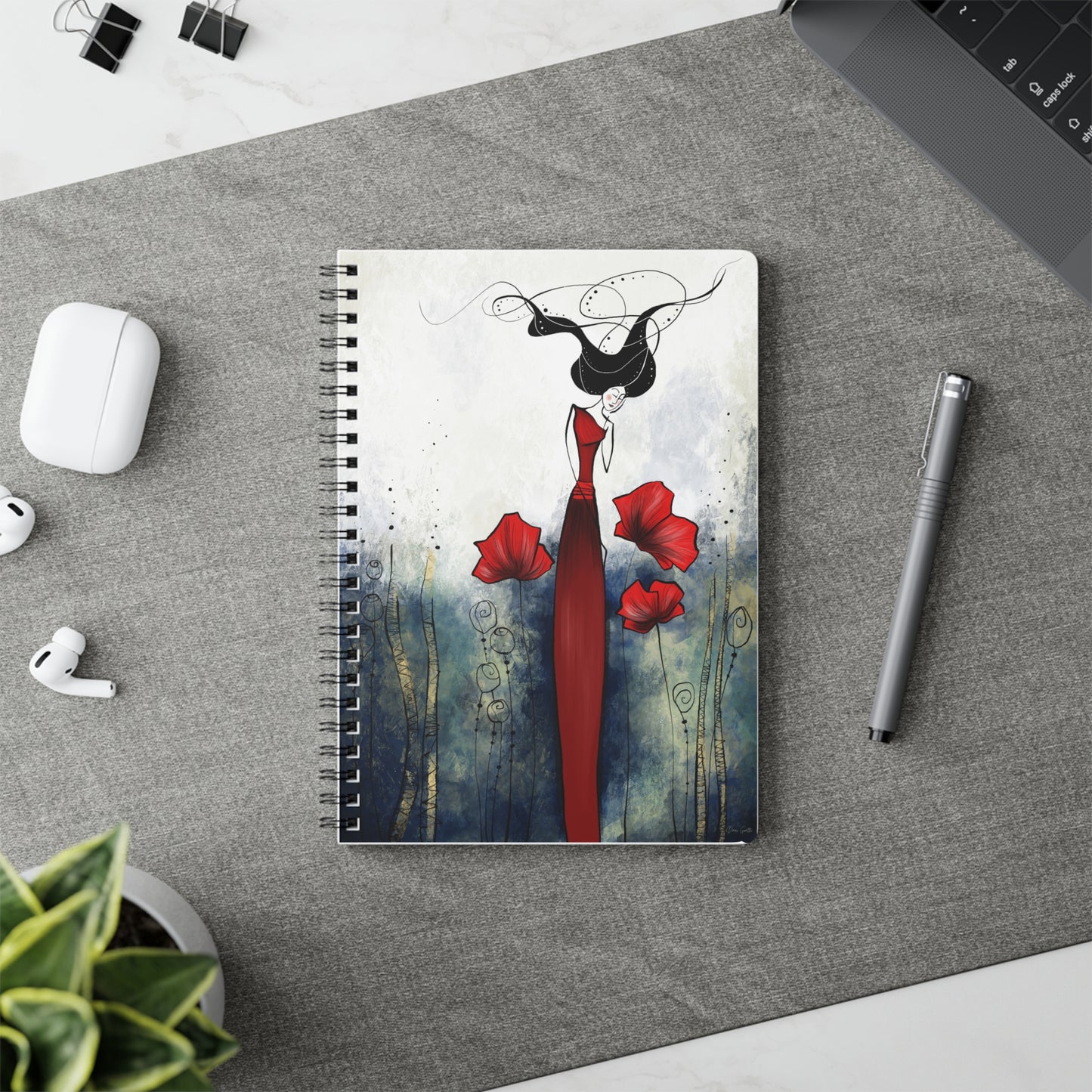 Wirobound Softcover Notebook, A5