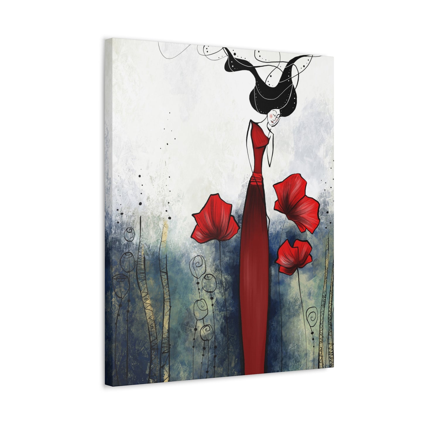 'Enchanted Garden' Stretched Canvas