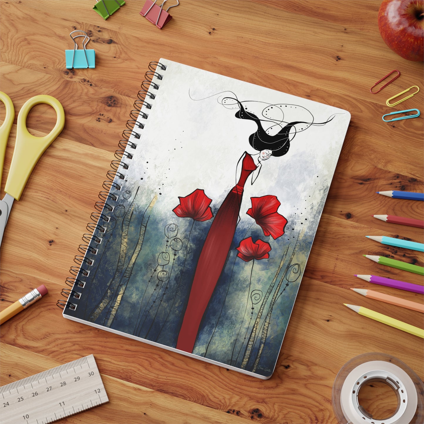 Wirobound Softcover Notebook, A5