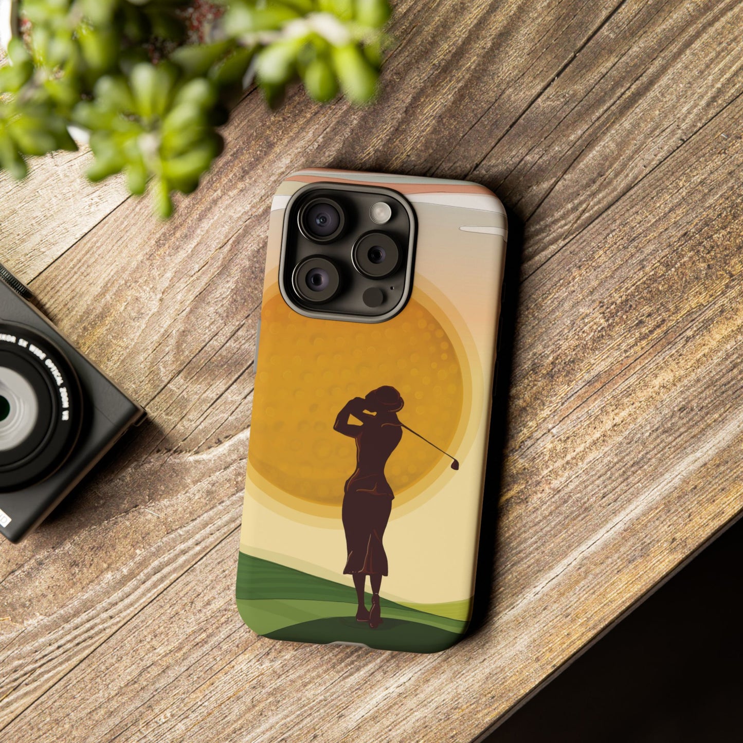 Vintage Golf Phone Case - 'So Far Away but so Clear' - Golf Lovers