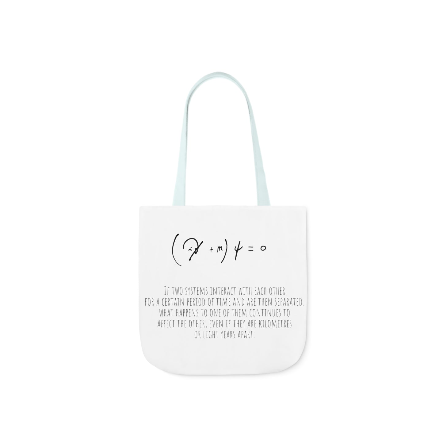 Dirac Canvas Tote Bag, 5-Color Straps