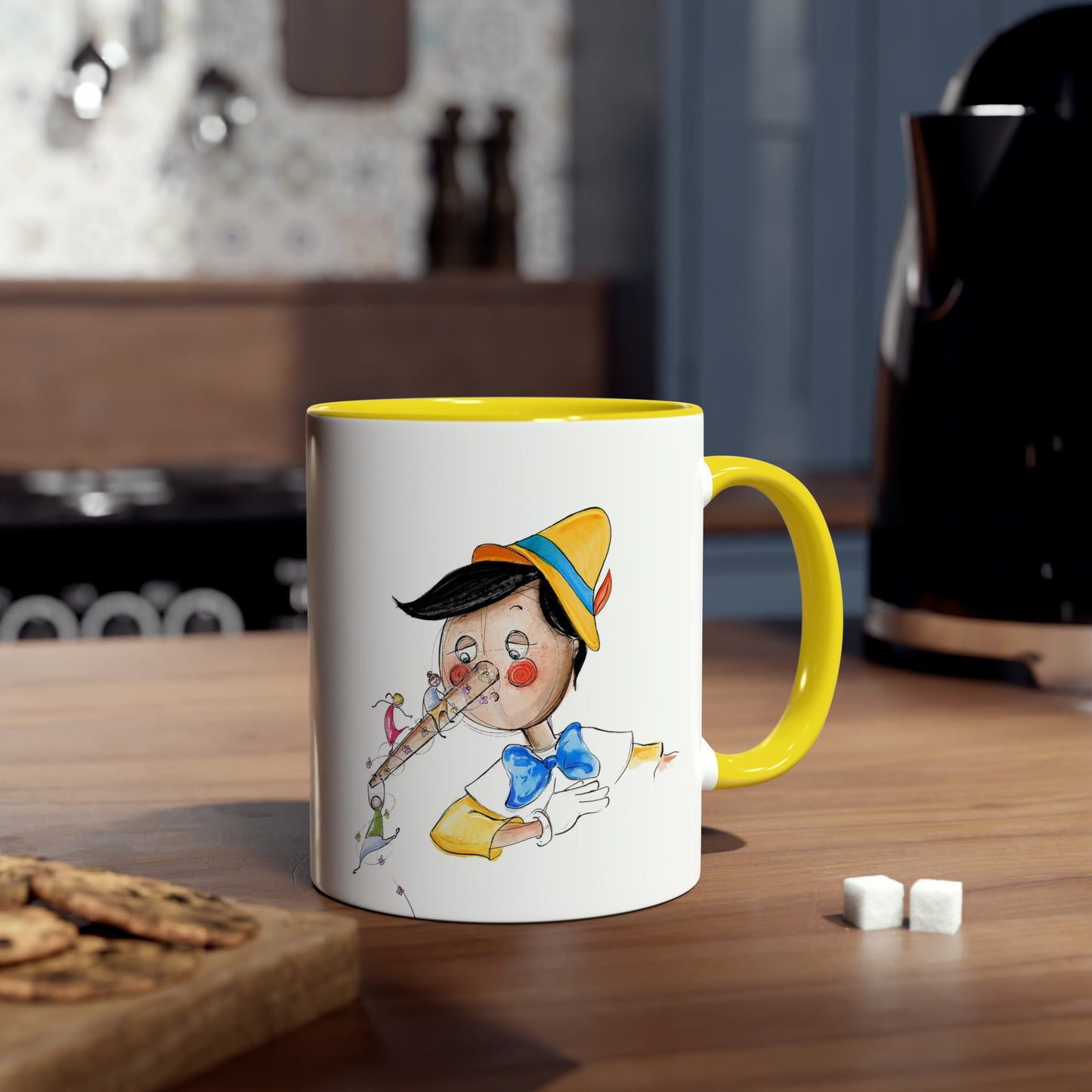 Two-Tone Coffee Mugs, 11oz