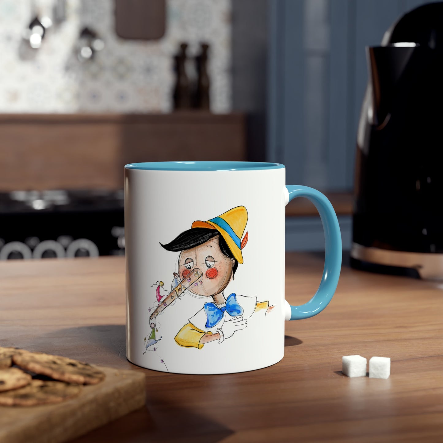 Two-Tone Coffee Mugs, 11oz
