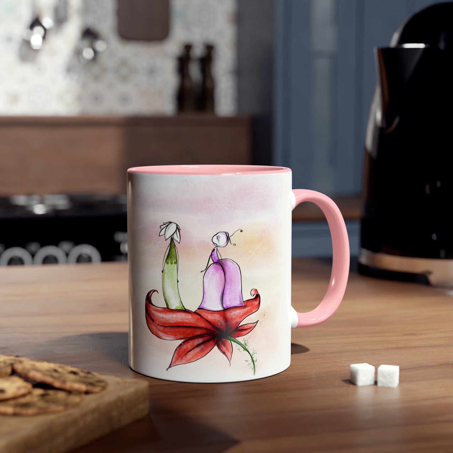 Two-Tone Coffee Mugs, 11oz