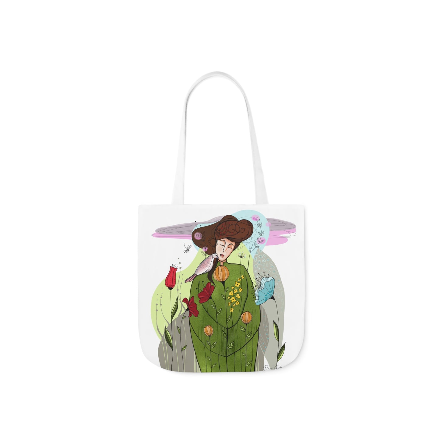 Canvas Tote Bag, 5-Color Straps
