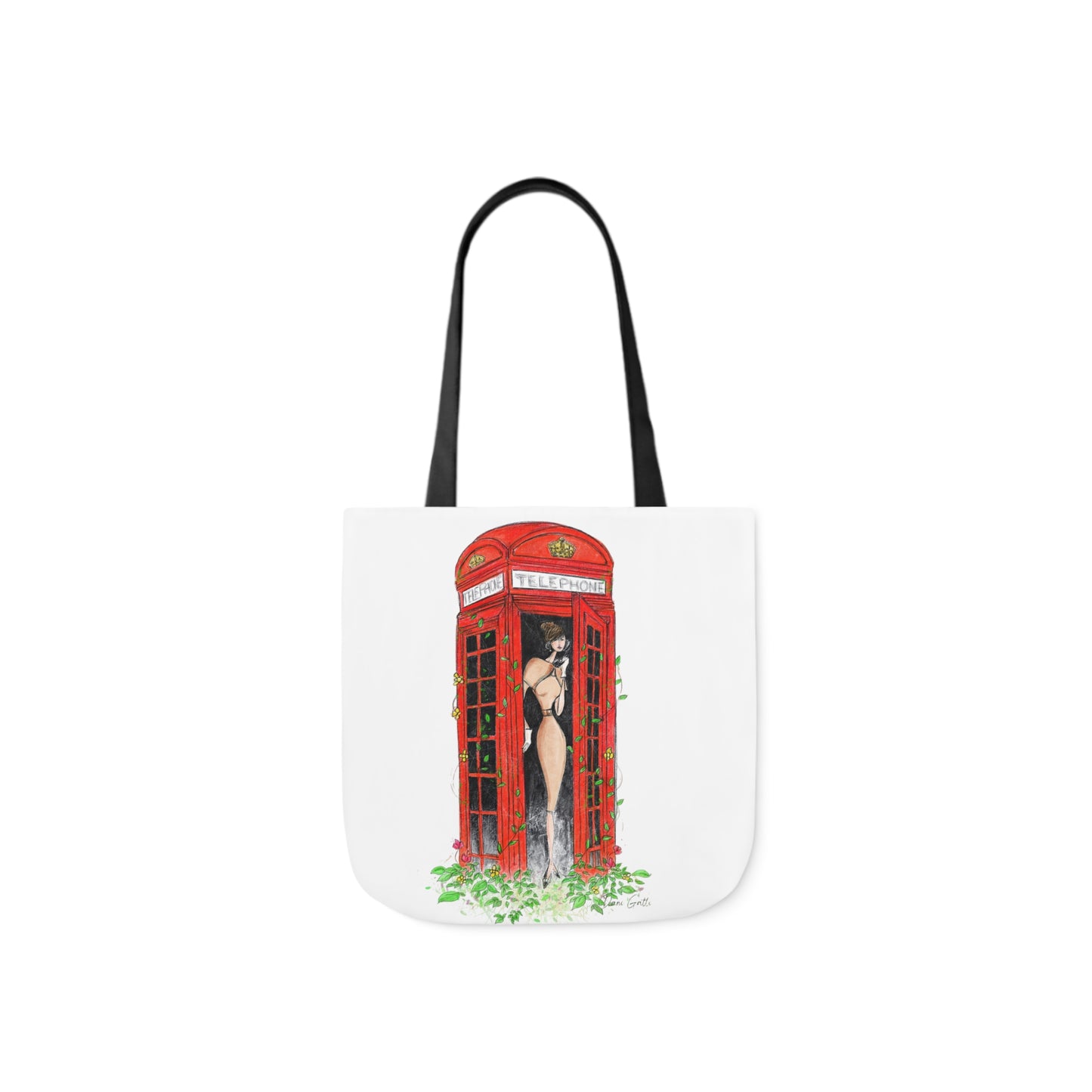 Canvas Tote Bag, 5-Color Straps