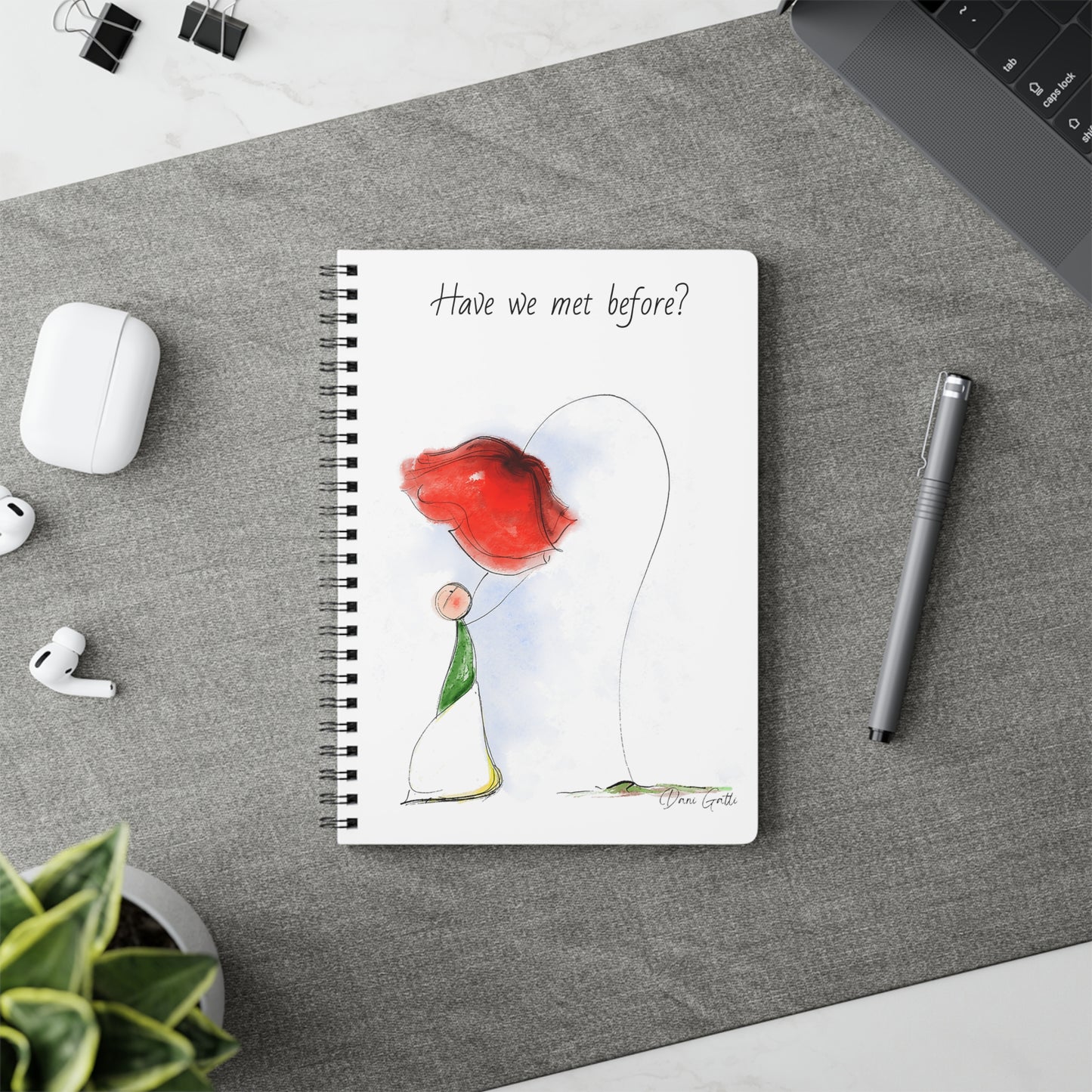 Wirobound Softcover Notebook, A5