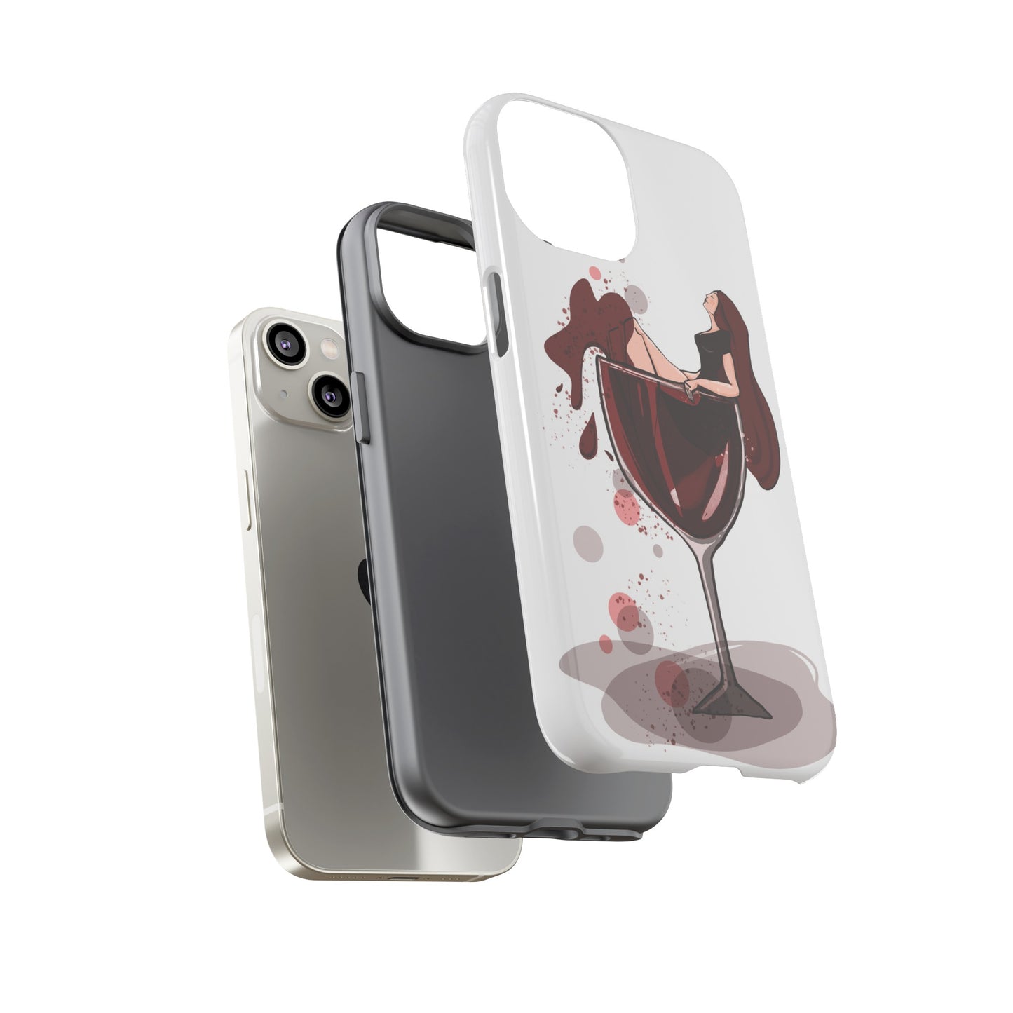 Red Wine Tough Cases