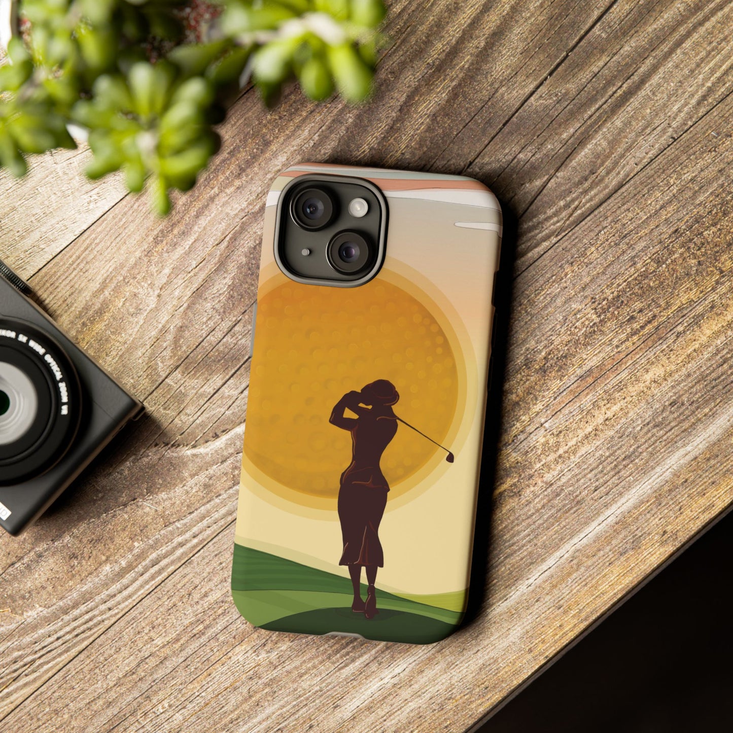 Vintage Golf Phone Case - 'So Far Away but so Clear' - Golf Lovers