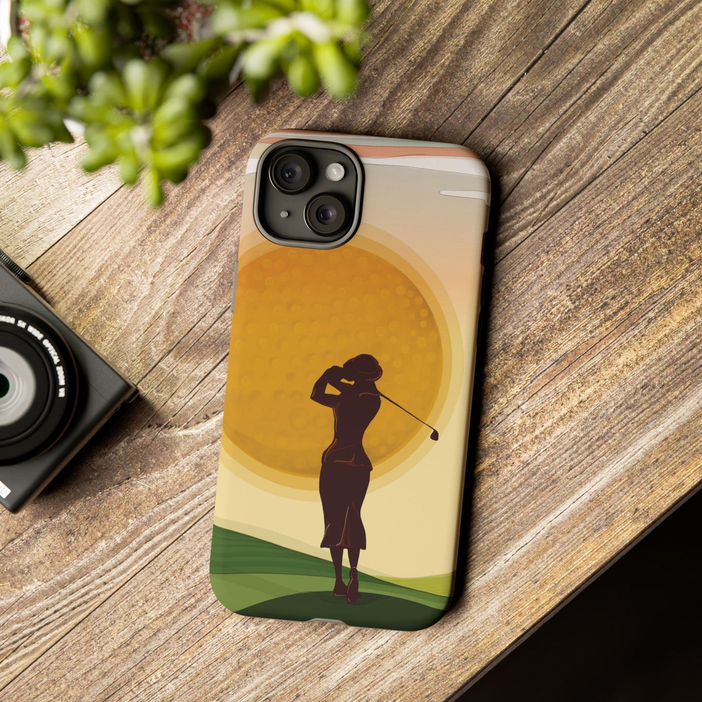 Vintage Golf Phone Case - 'So Far Away but so Clear' - Golf Lovers