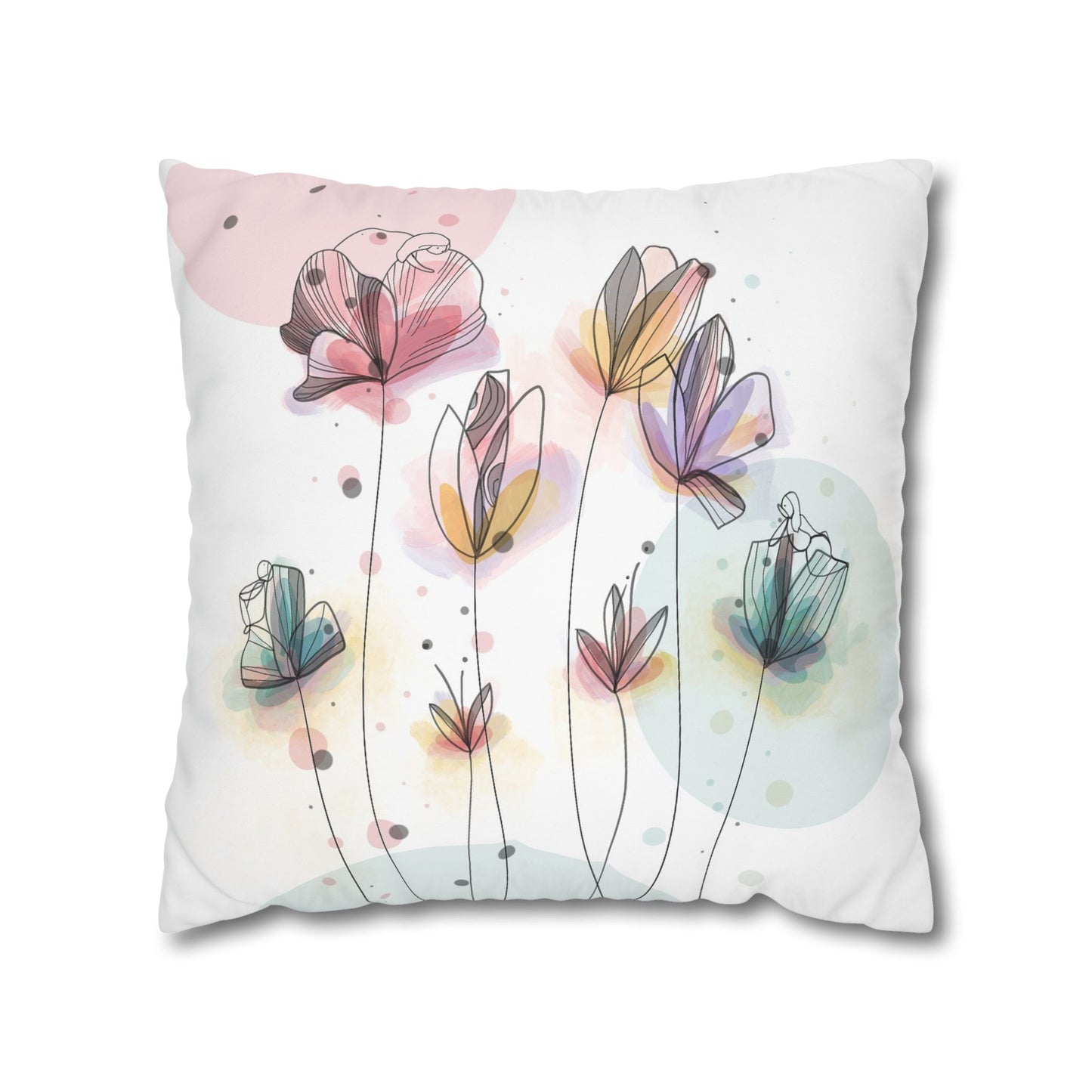 Square Poly Canvas Pillowcase