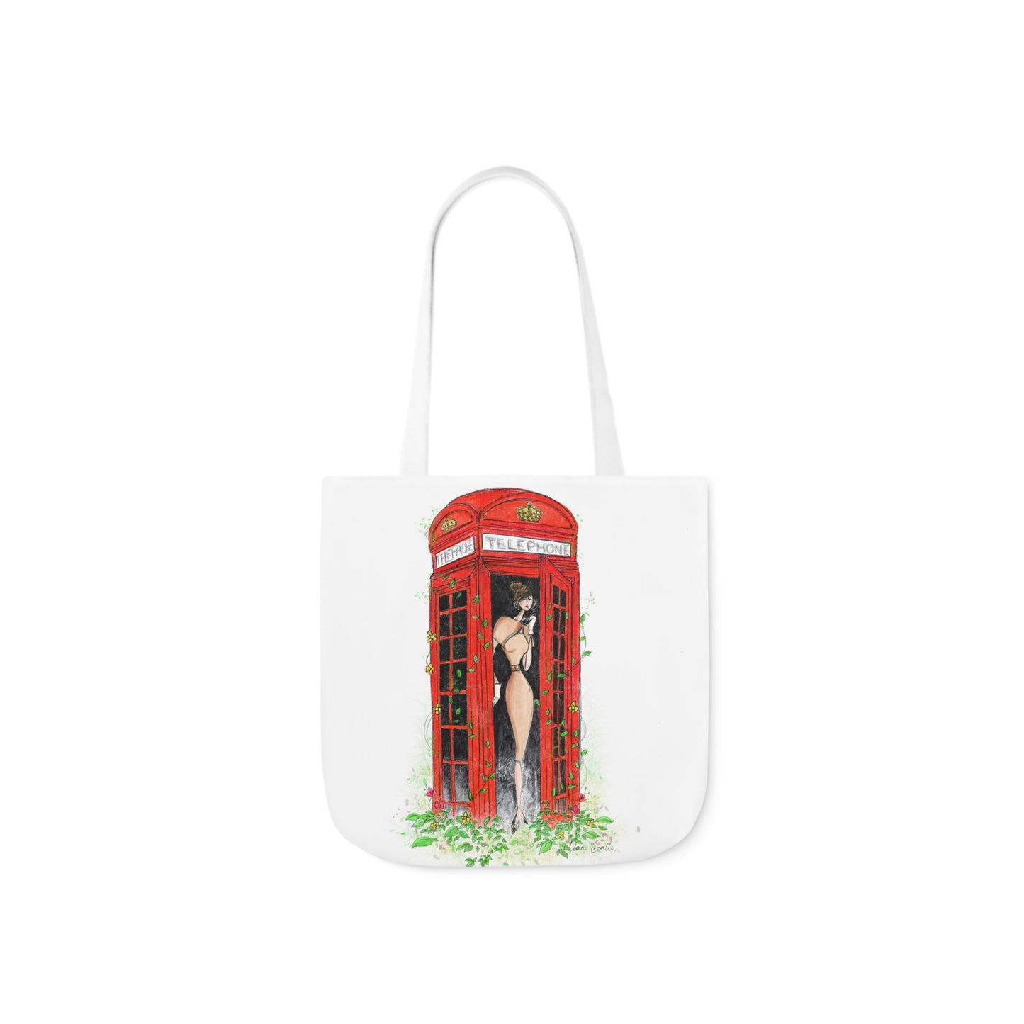 Canvas Tote Bag, 5-Color Straps