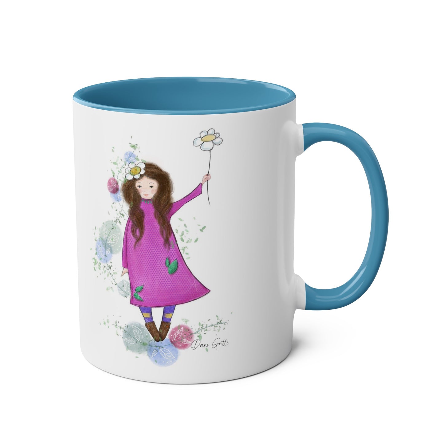 Two-Tone Coffee Mugs, 11oz
