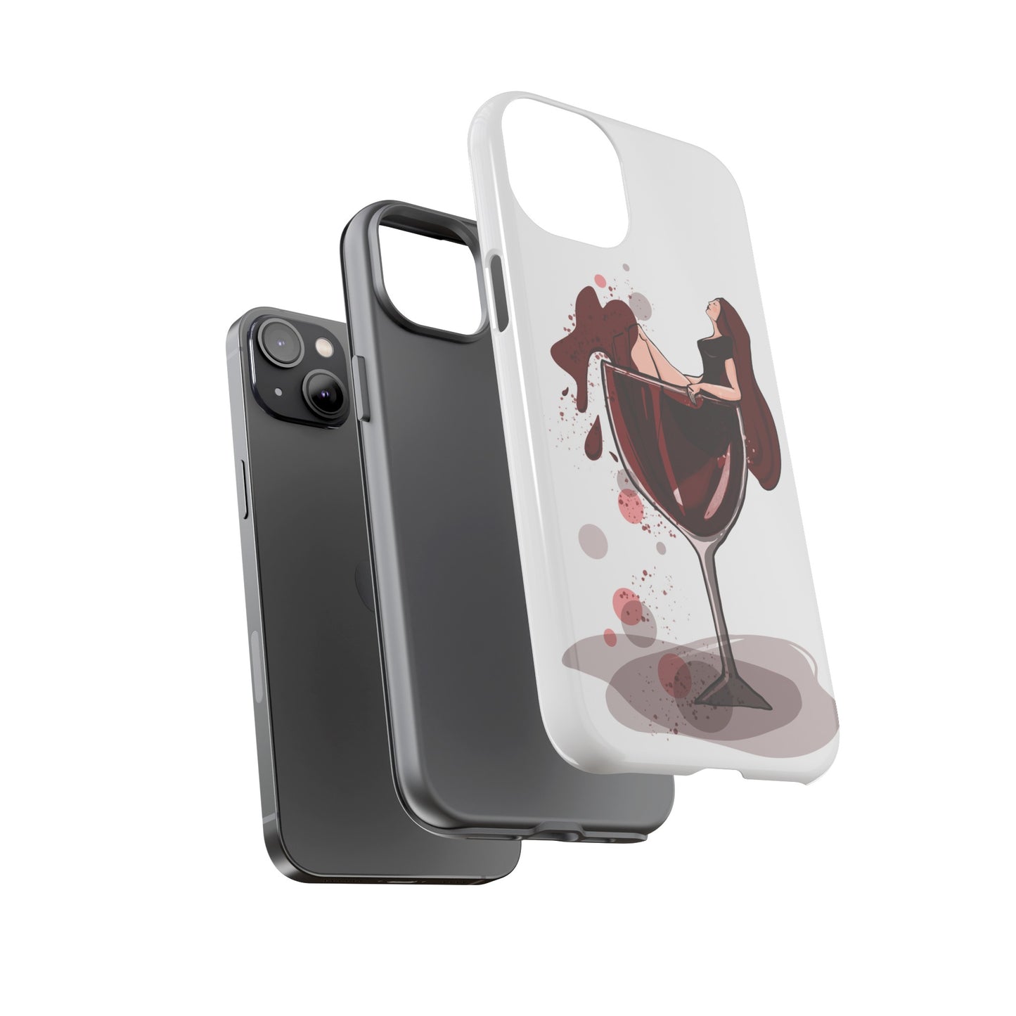 Red Wine Tough Cases