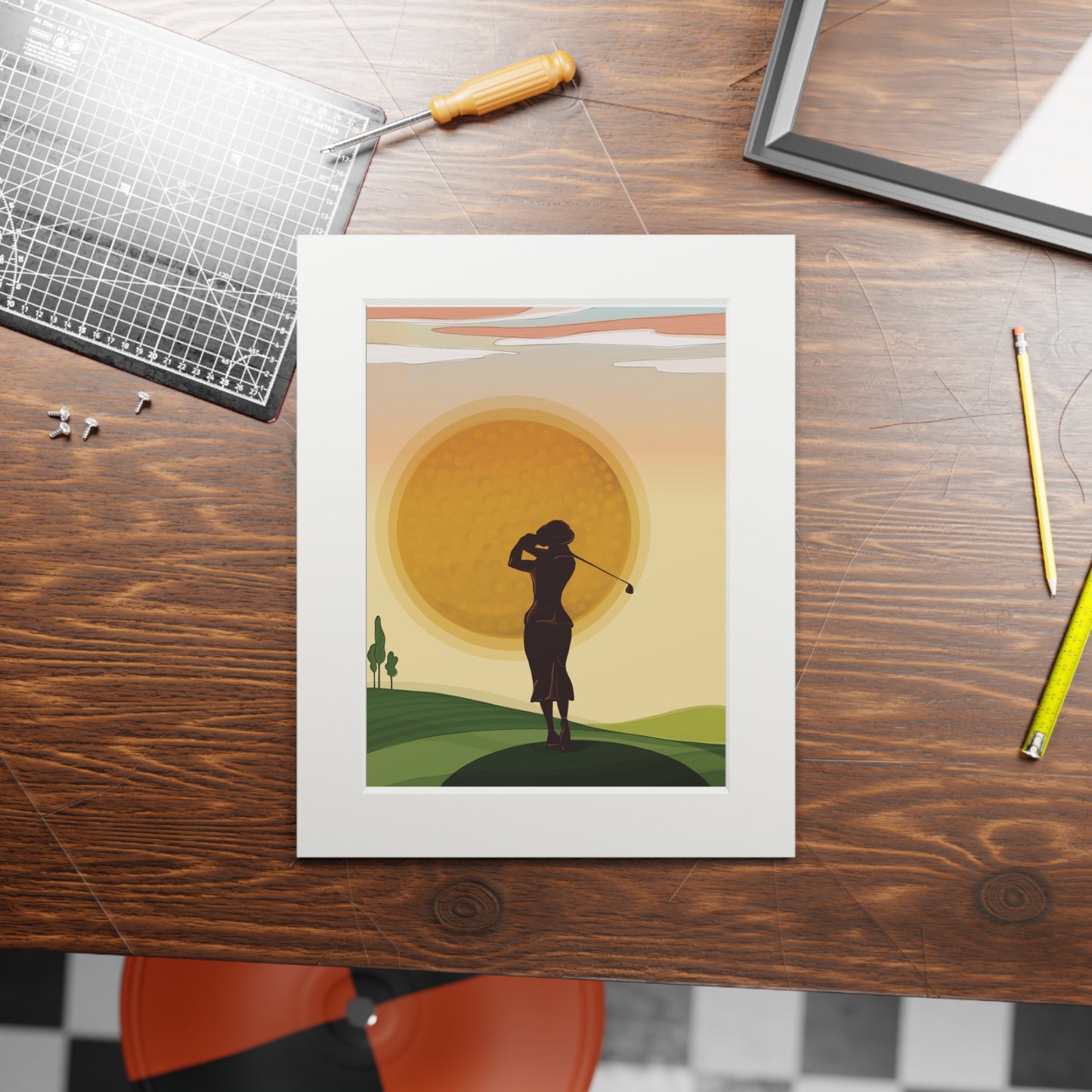 'So far but So Clear' Fine Art Print (Passepartout Paper Frame)