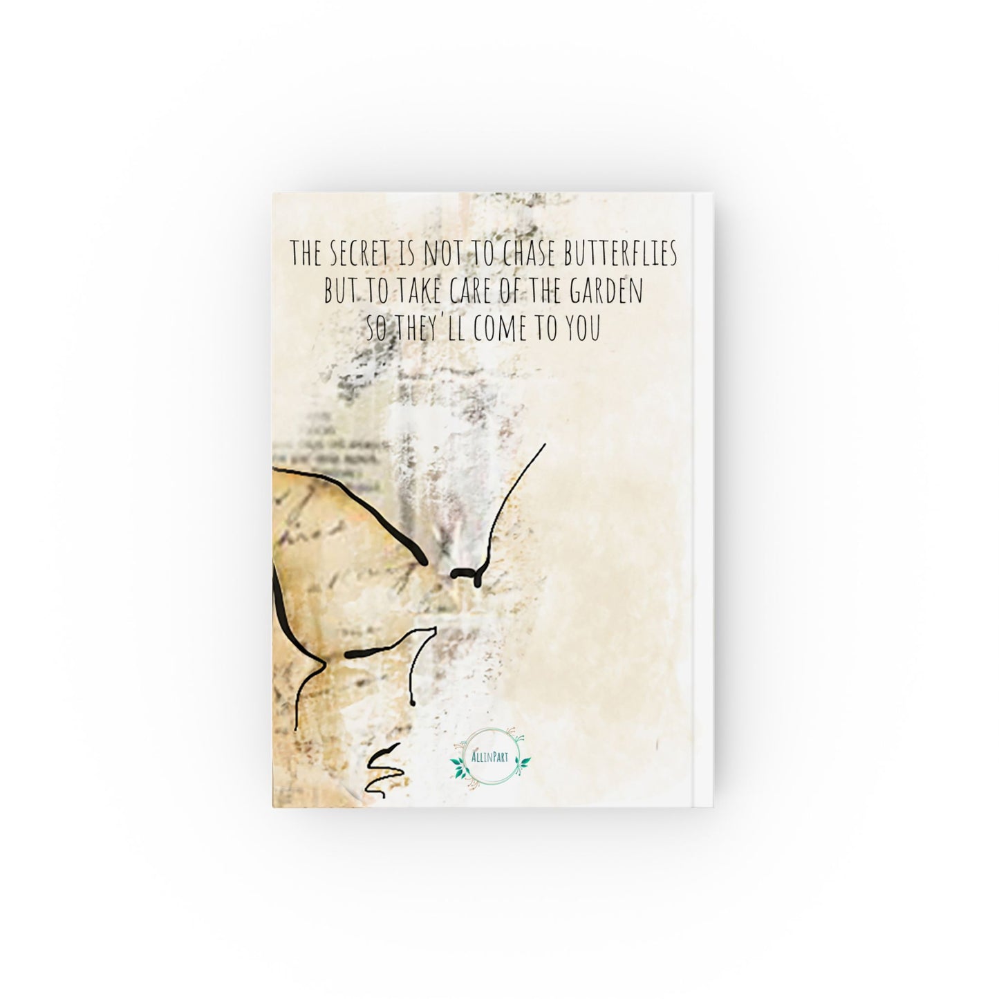 'Vintage Thought' Hard Backed Journal
