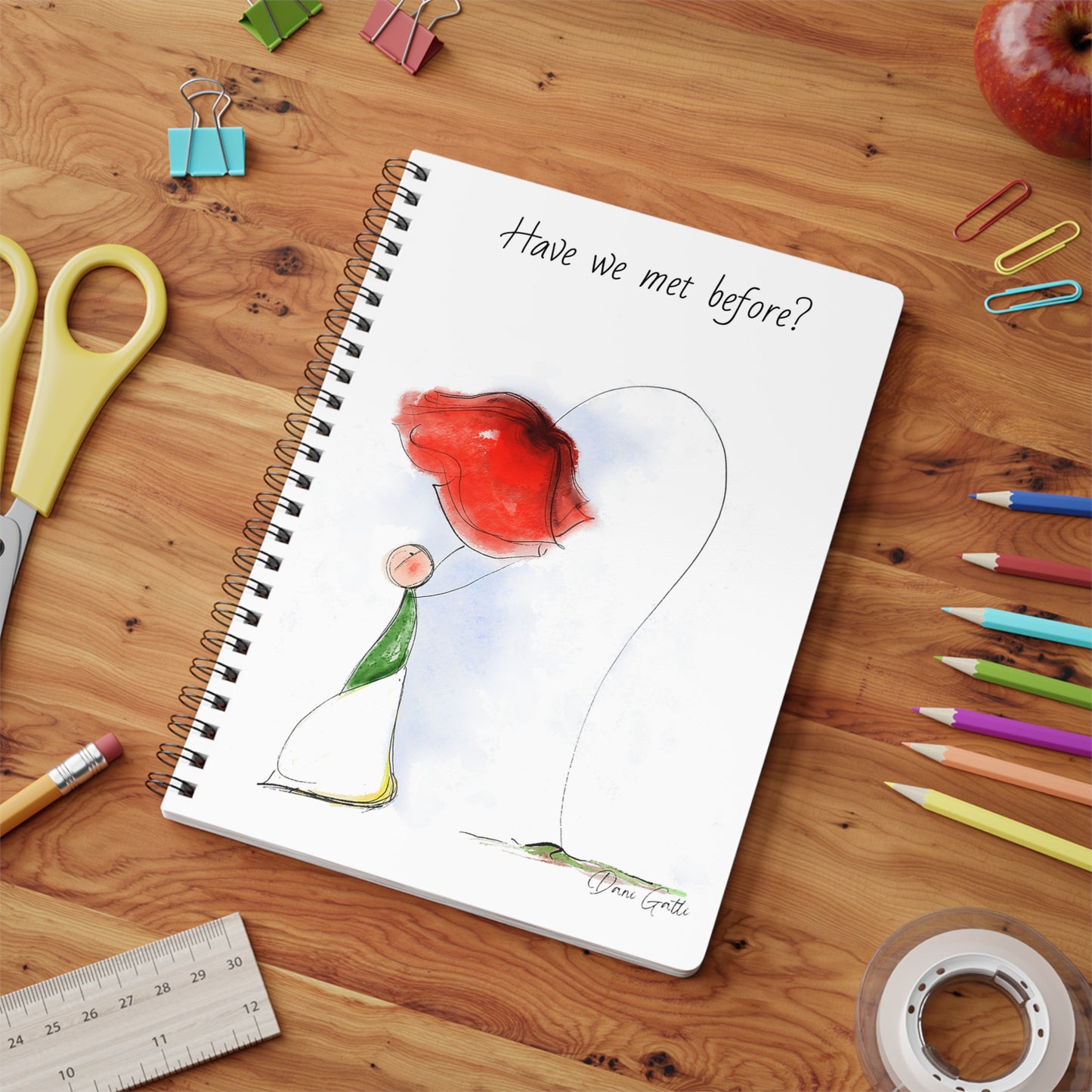 Wirobound Softcover Notebook, A5
