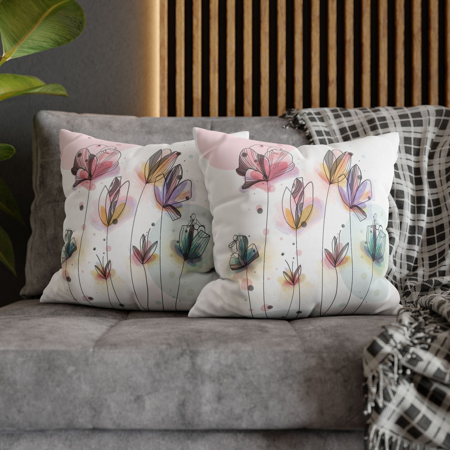 Square Poly Canvas Pillowcase