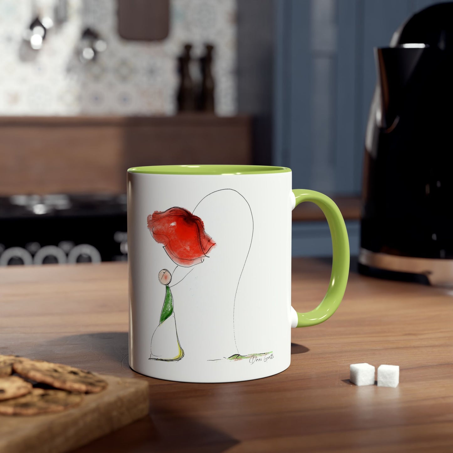 Two-Tone Coffee Mugs, 11oz