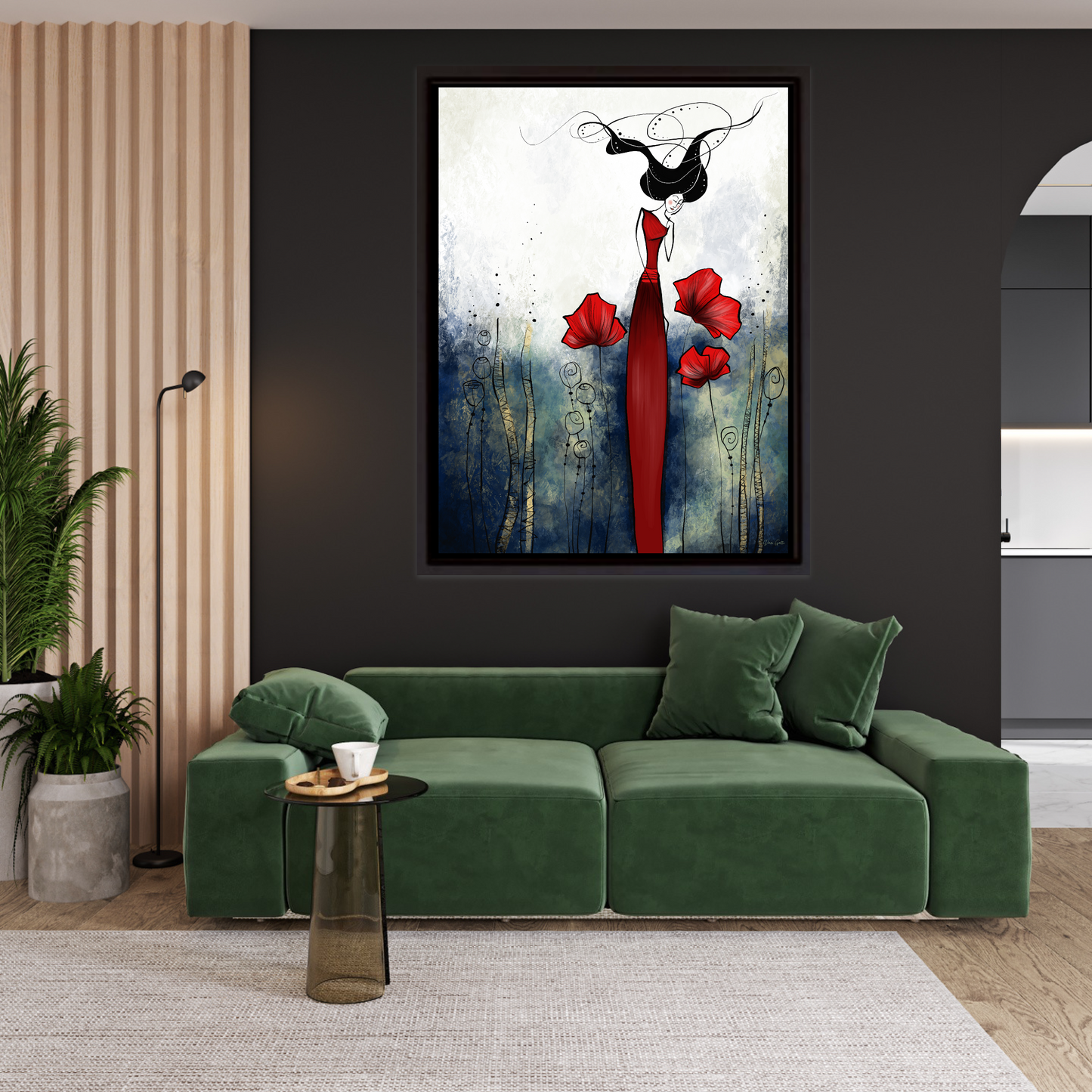 'Enchanted Garden' Fine Art Prints (Passepartout Paper Frame)