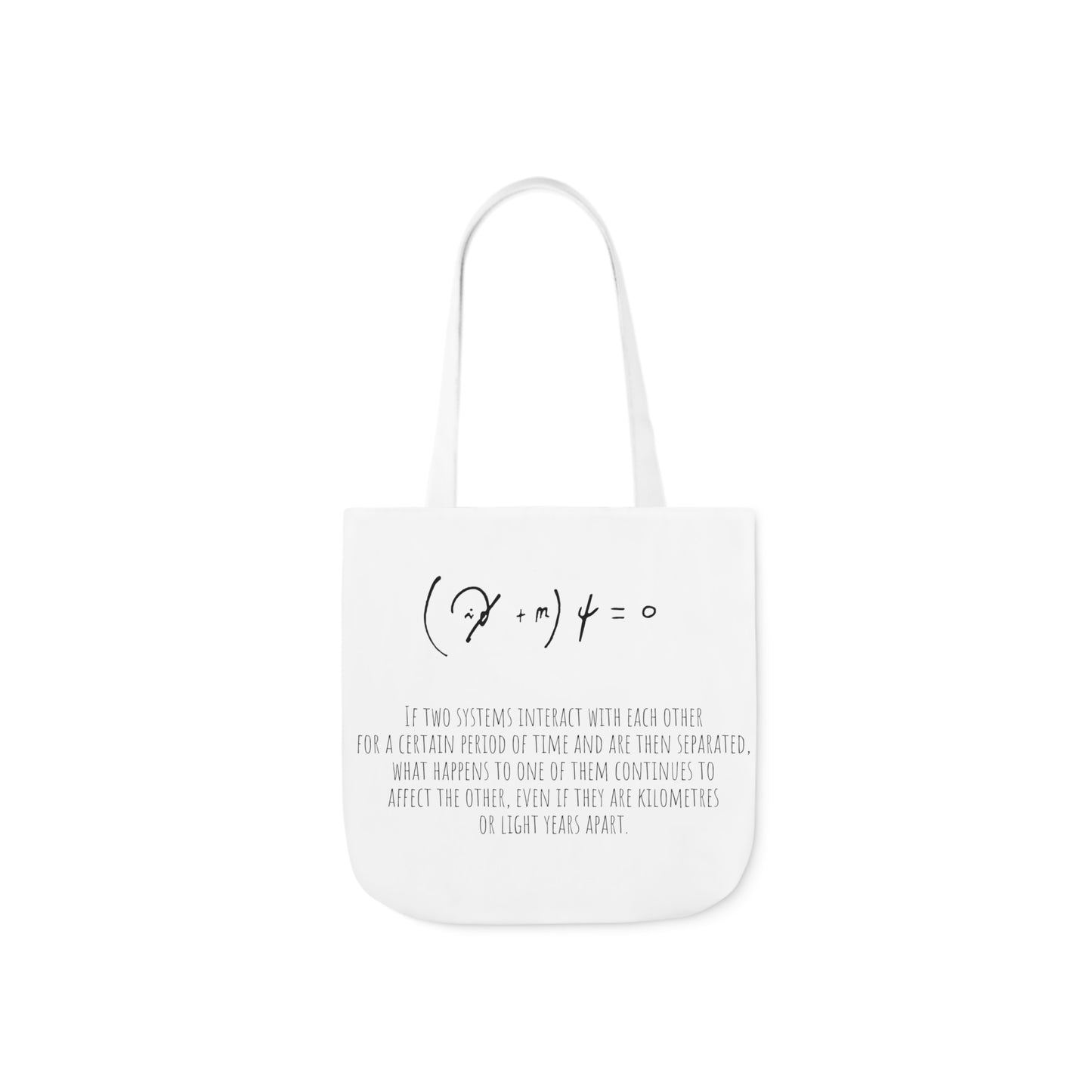 Dirac Canvas Tote Bag, 5-Color Straps
