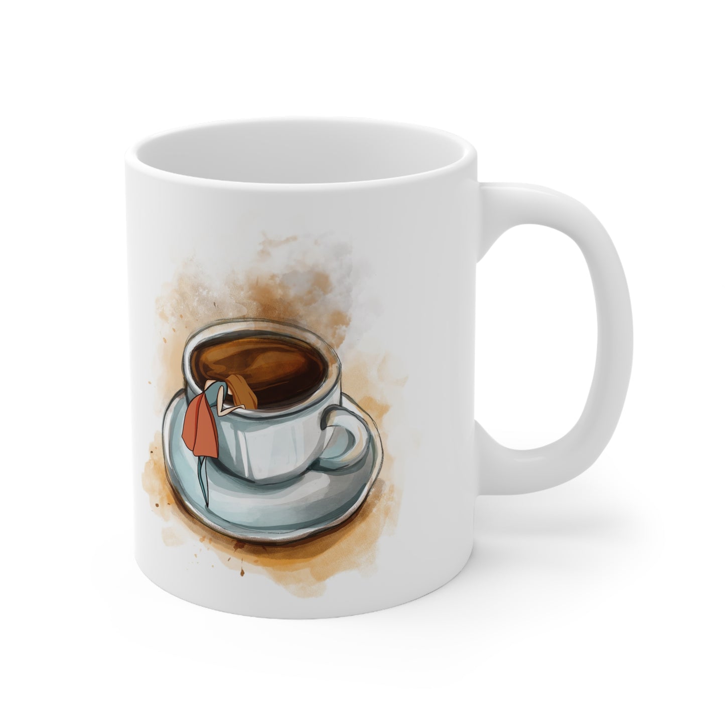 Ceramic Coffee Cups, 11oz, 15oz