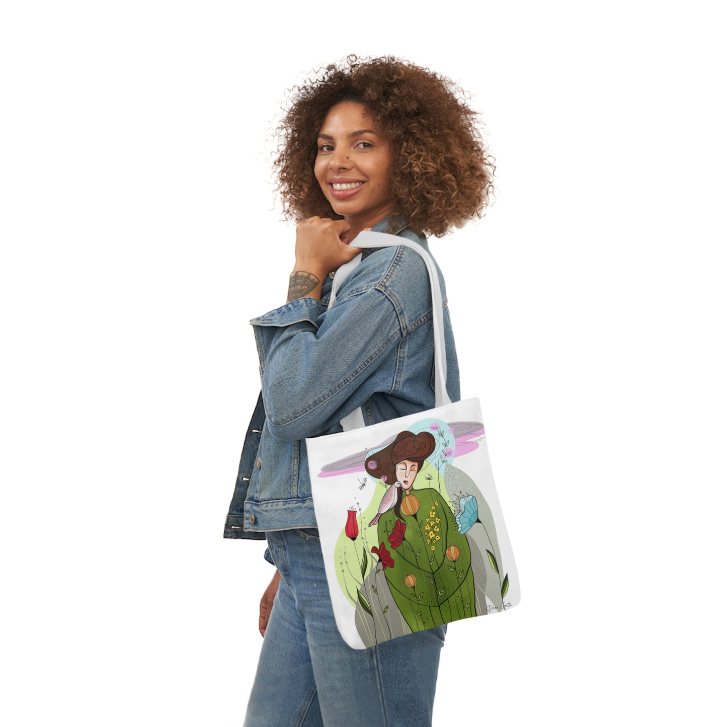 Canvas Tote Bag, 5-Color Straps