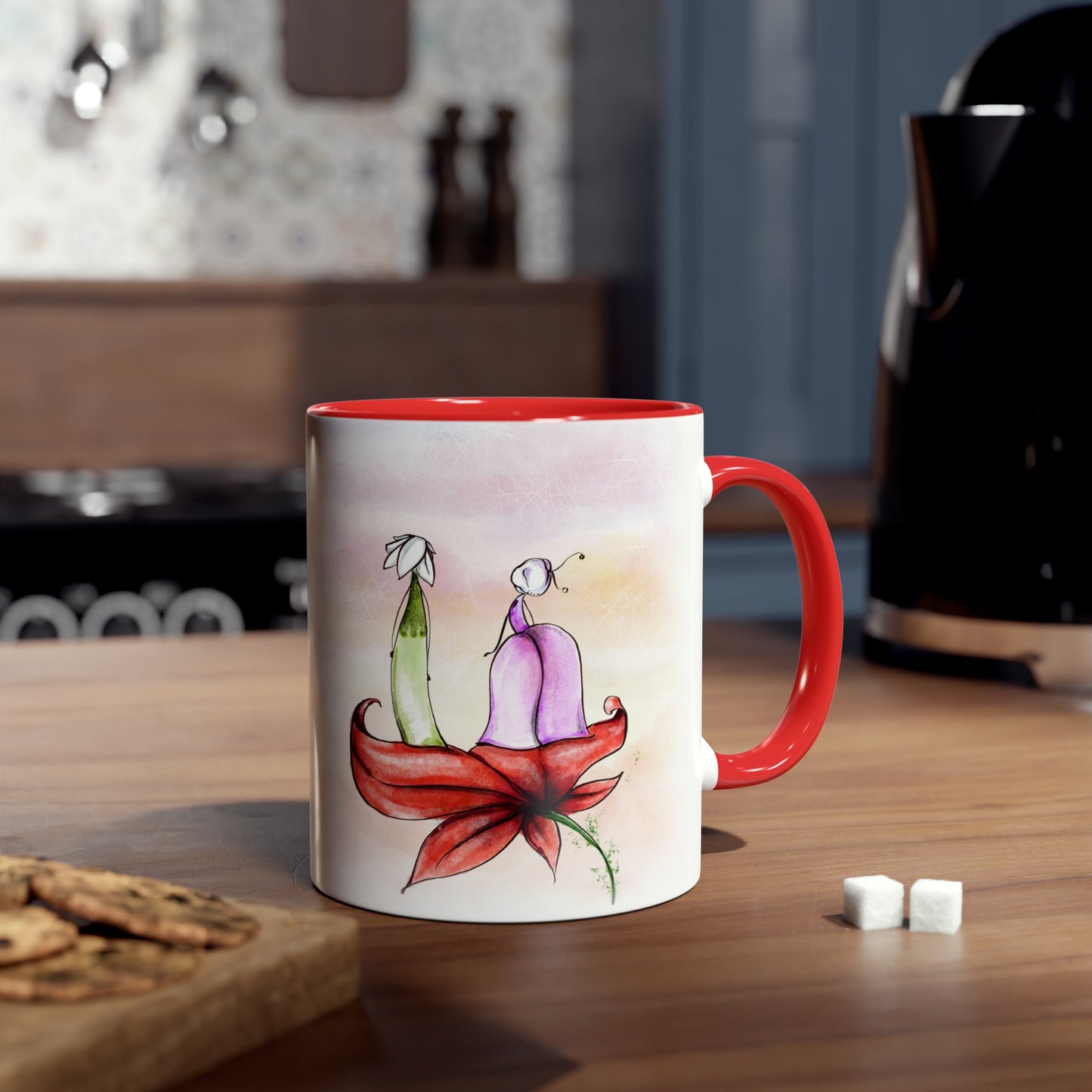 Two-Tone Coffee Mugs, 11oz