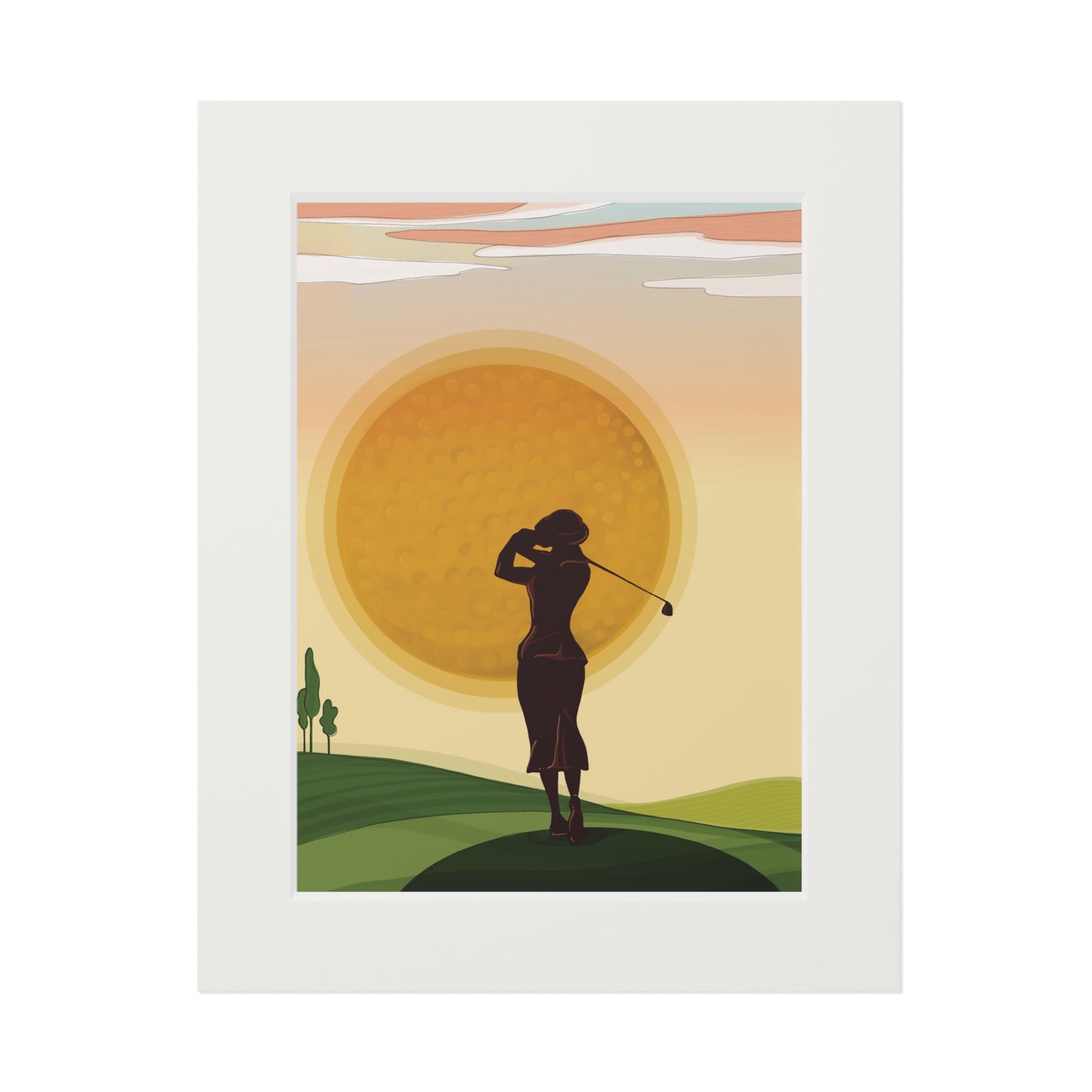 'So far but So Clear' Fine Art Print (Passepartout Paper Frame)