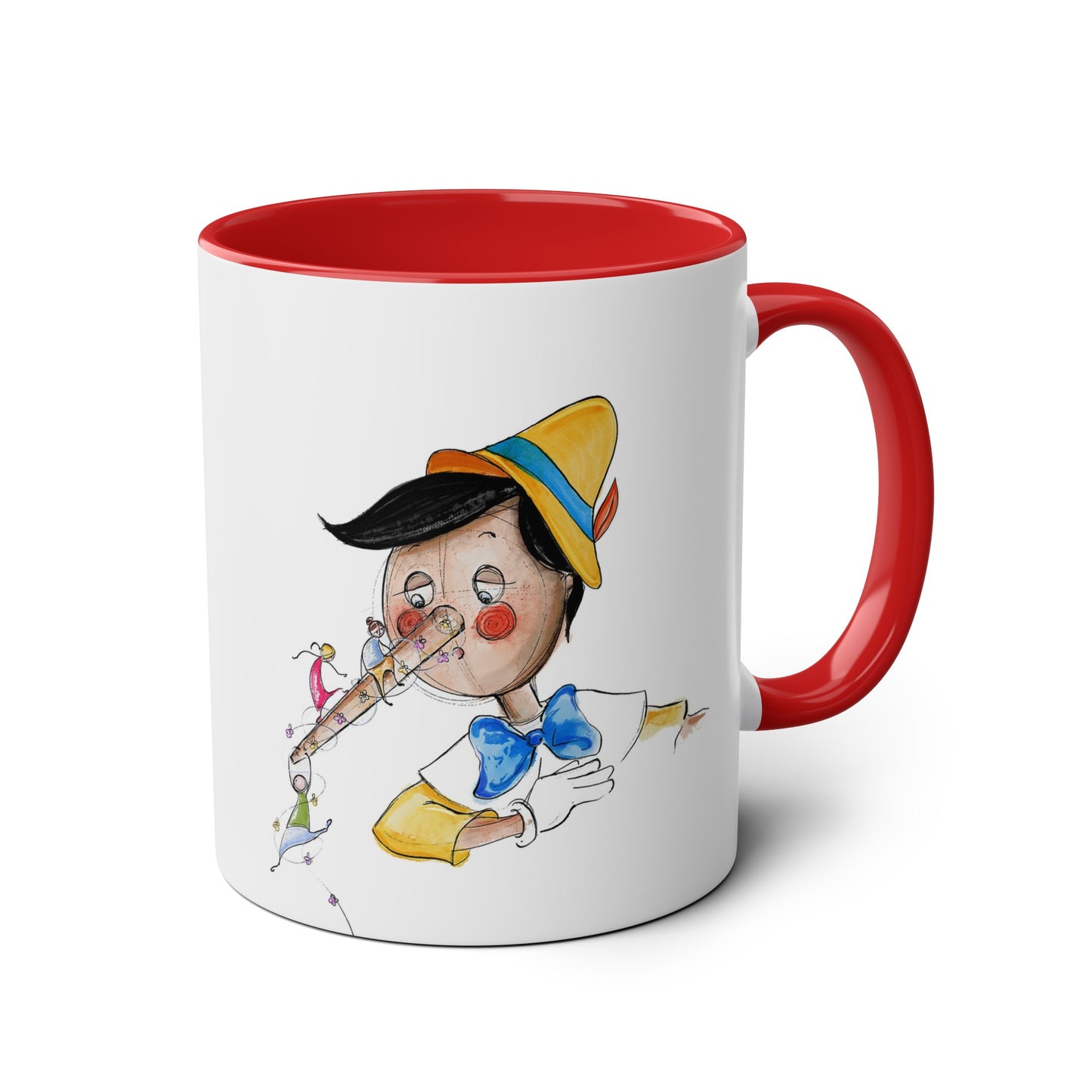 Two-Tone Coffee Mugs, 11oz