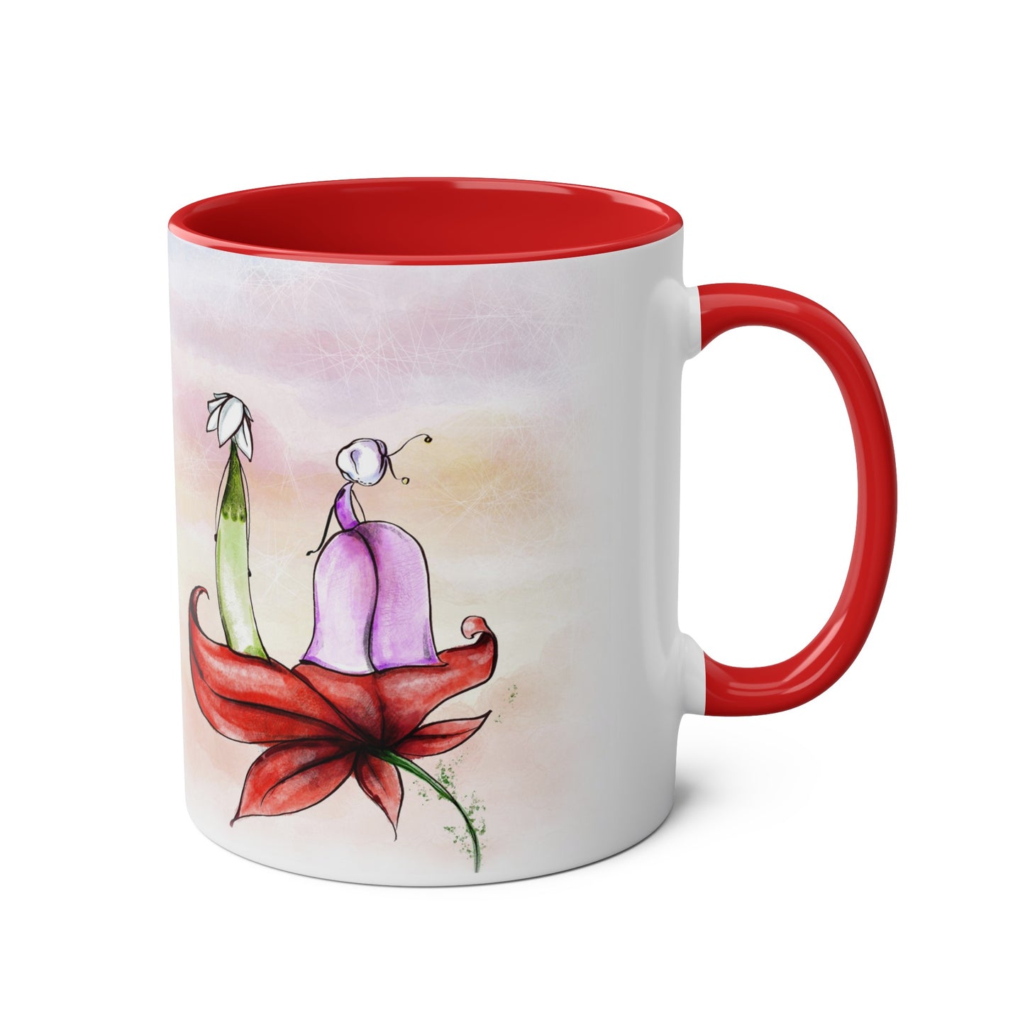 Two-Tone Coffee Mugs, 11oz