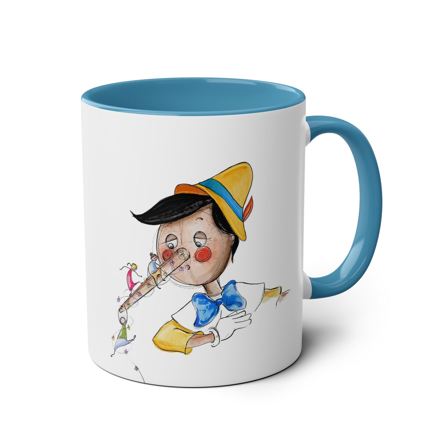 Two-Tone Coffee Mugs, 11oz