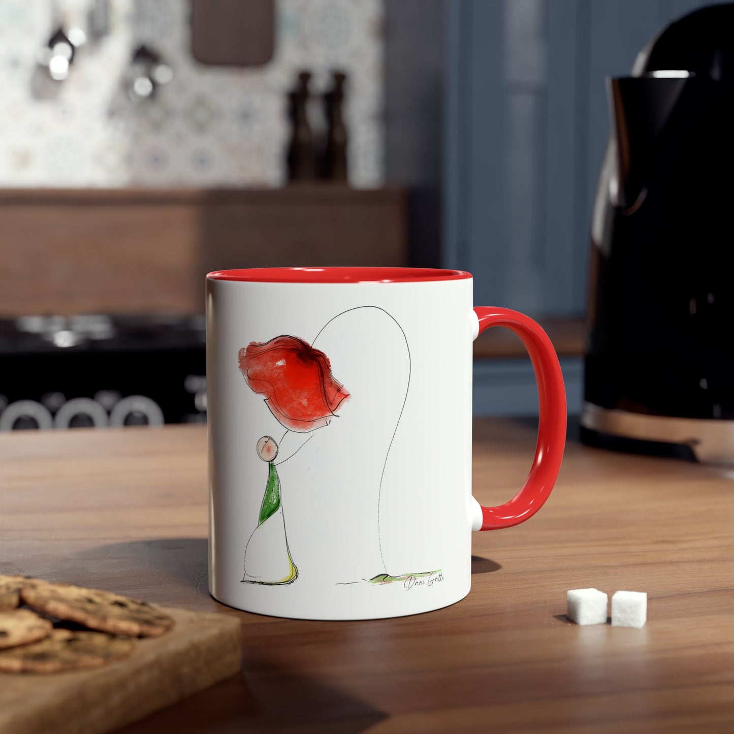 Two-Tone Coffee Mugs, 11oz