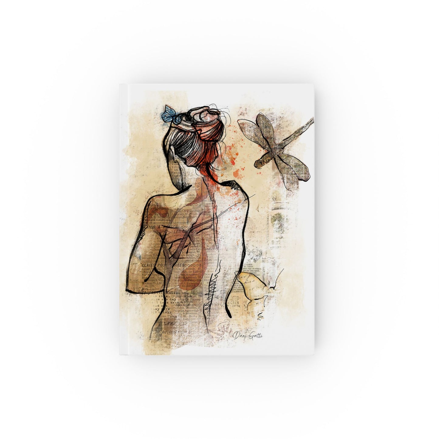 'Vintage Thought' Hard Backed Journal