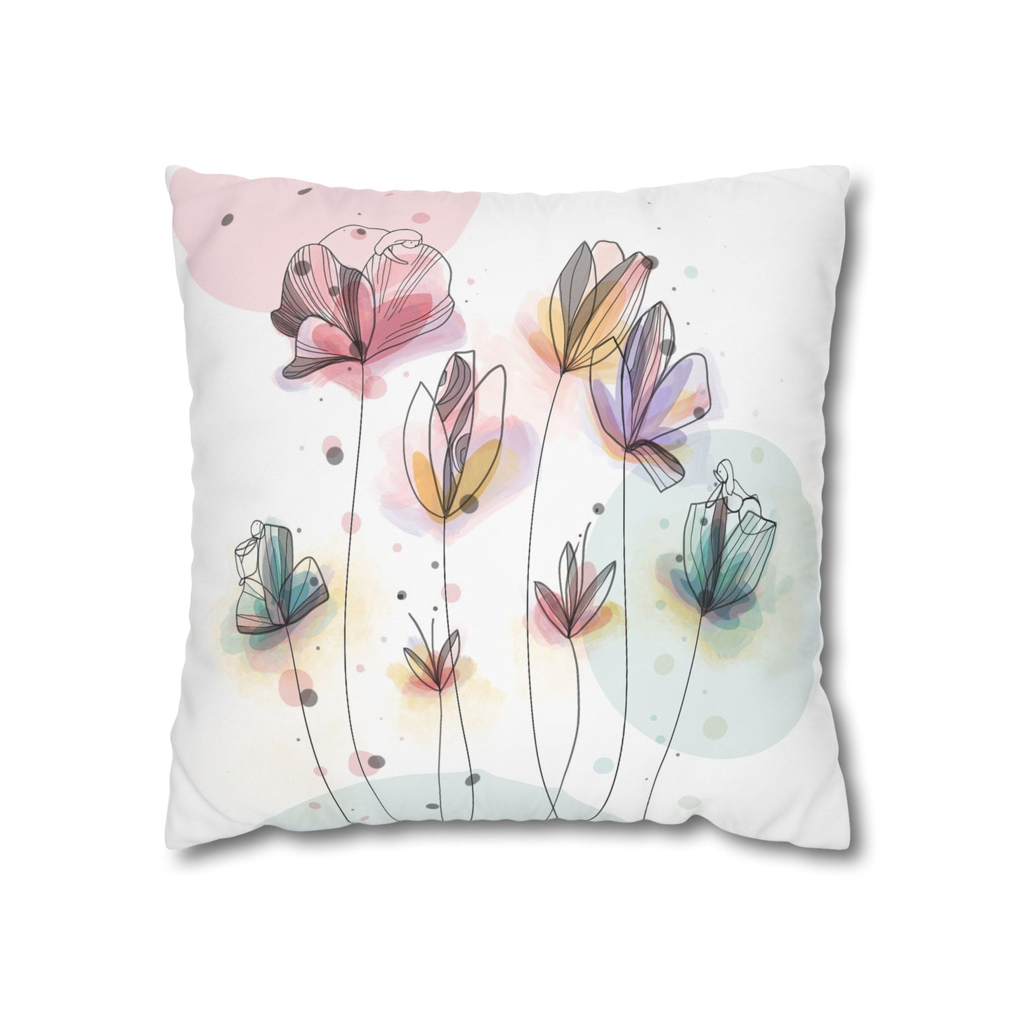 Square Poly Canvas Pillowcase
