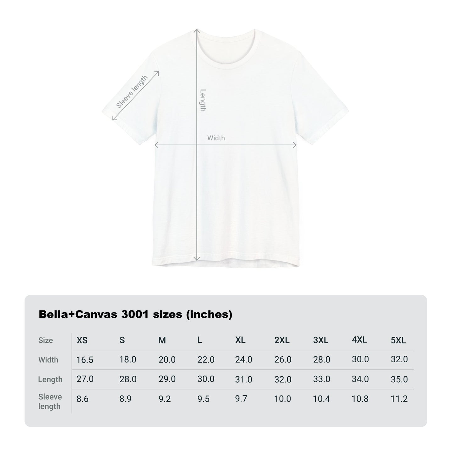 Unisex Jersey Short Sleeve Tee (+colours)