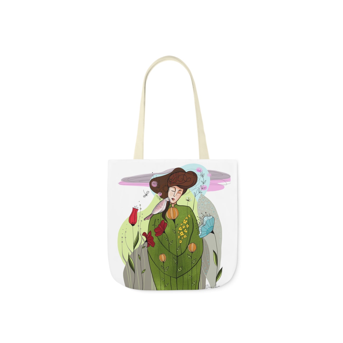 Canvas Tote Bag, 5-Color Straps