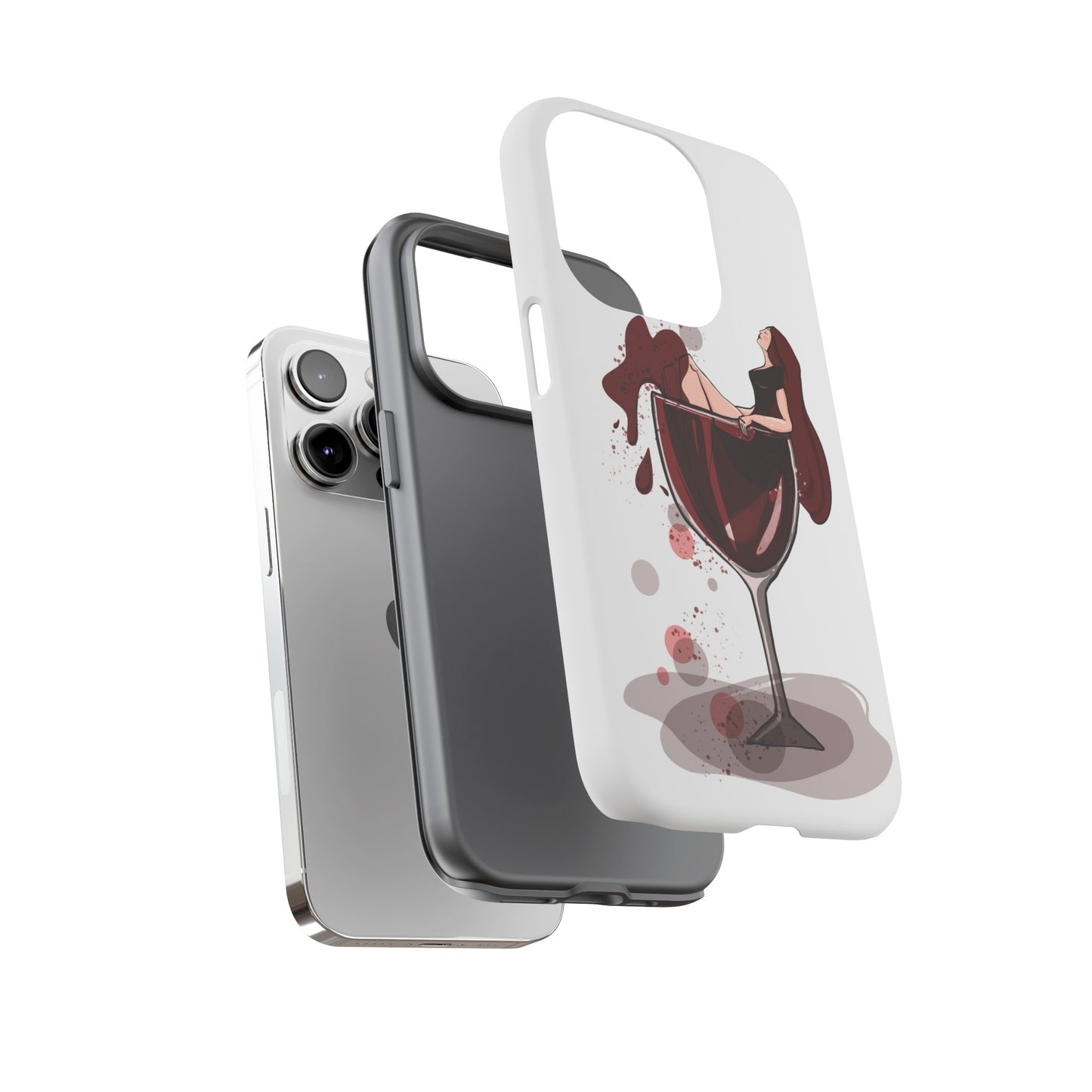 Red Wine Tough Cases