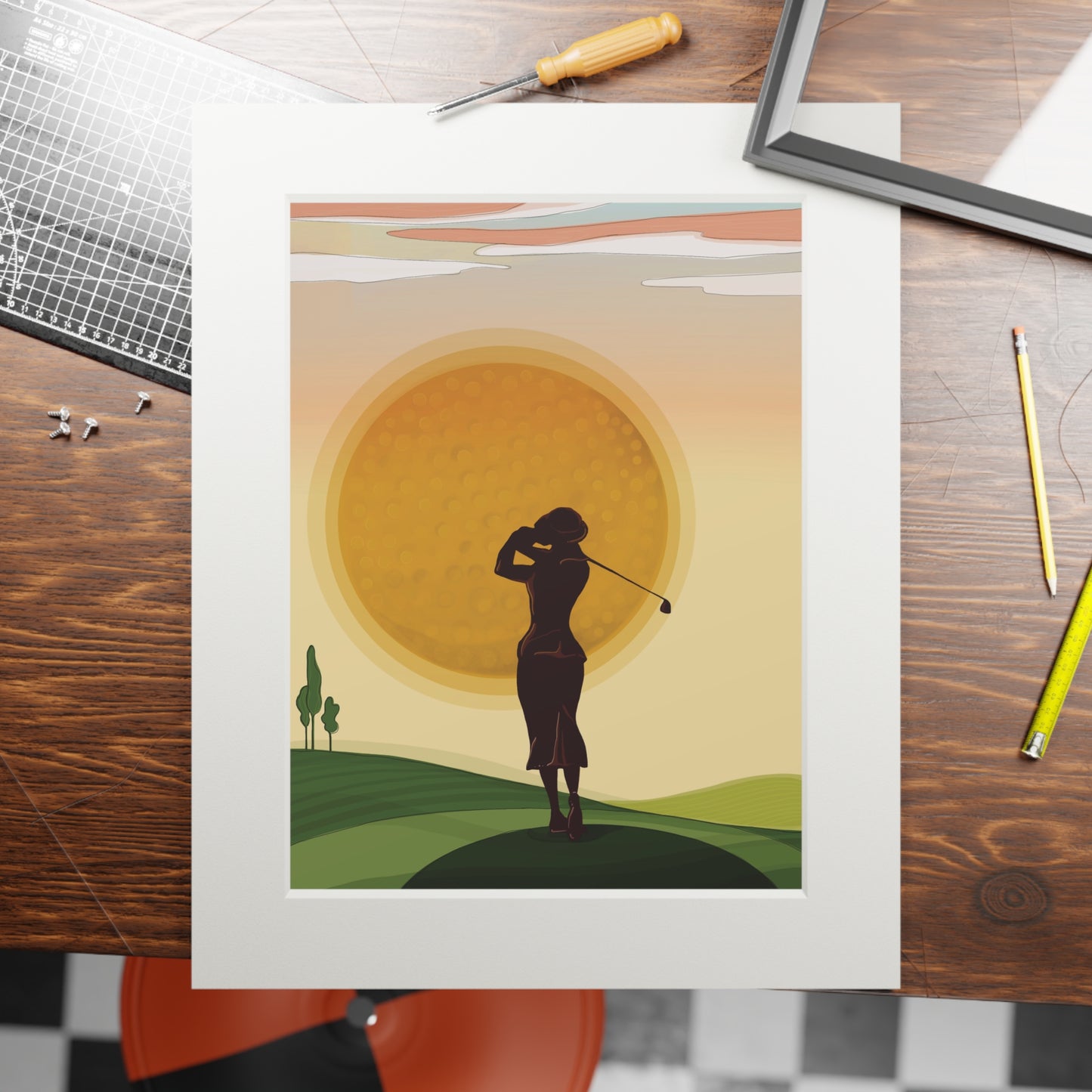 'So far but So Clear' Fine Art Print (Passepartout Paper Frame)