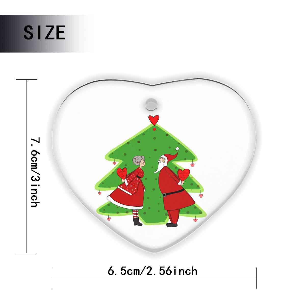 Mrs&mr Claus Heart