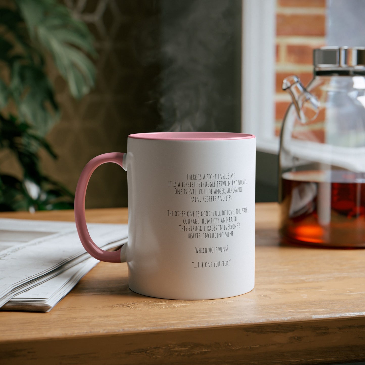 Two-Tone Coffee Mugs, 11oz