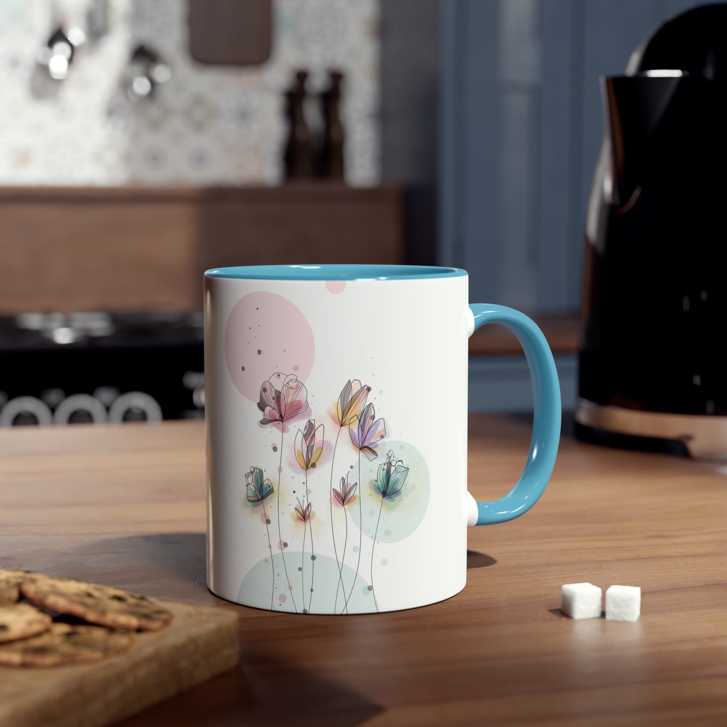 Two-Tone Coffee Mugs, 11oz