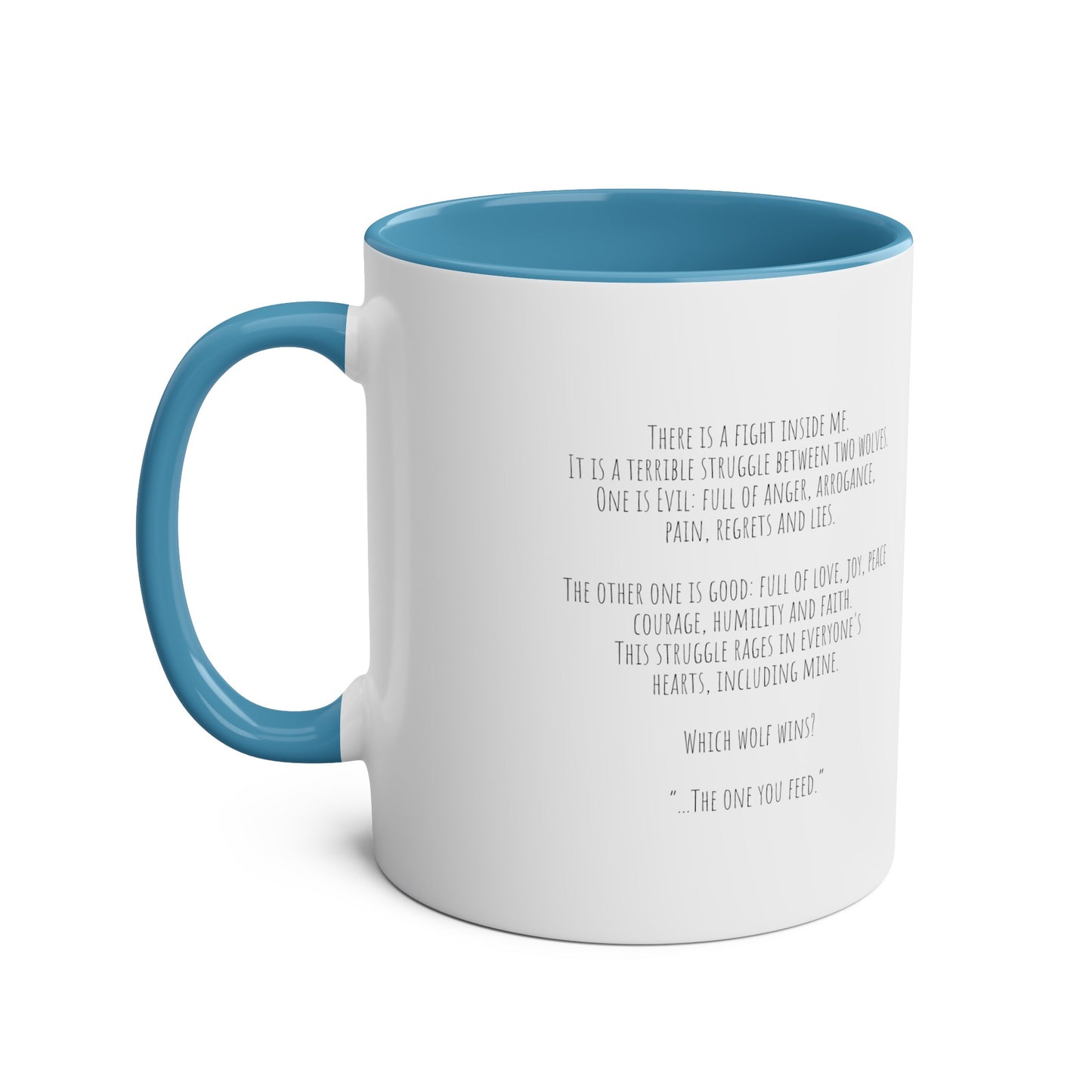 Two-Tone Coffee Mugs, 11oz