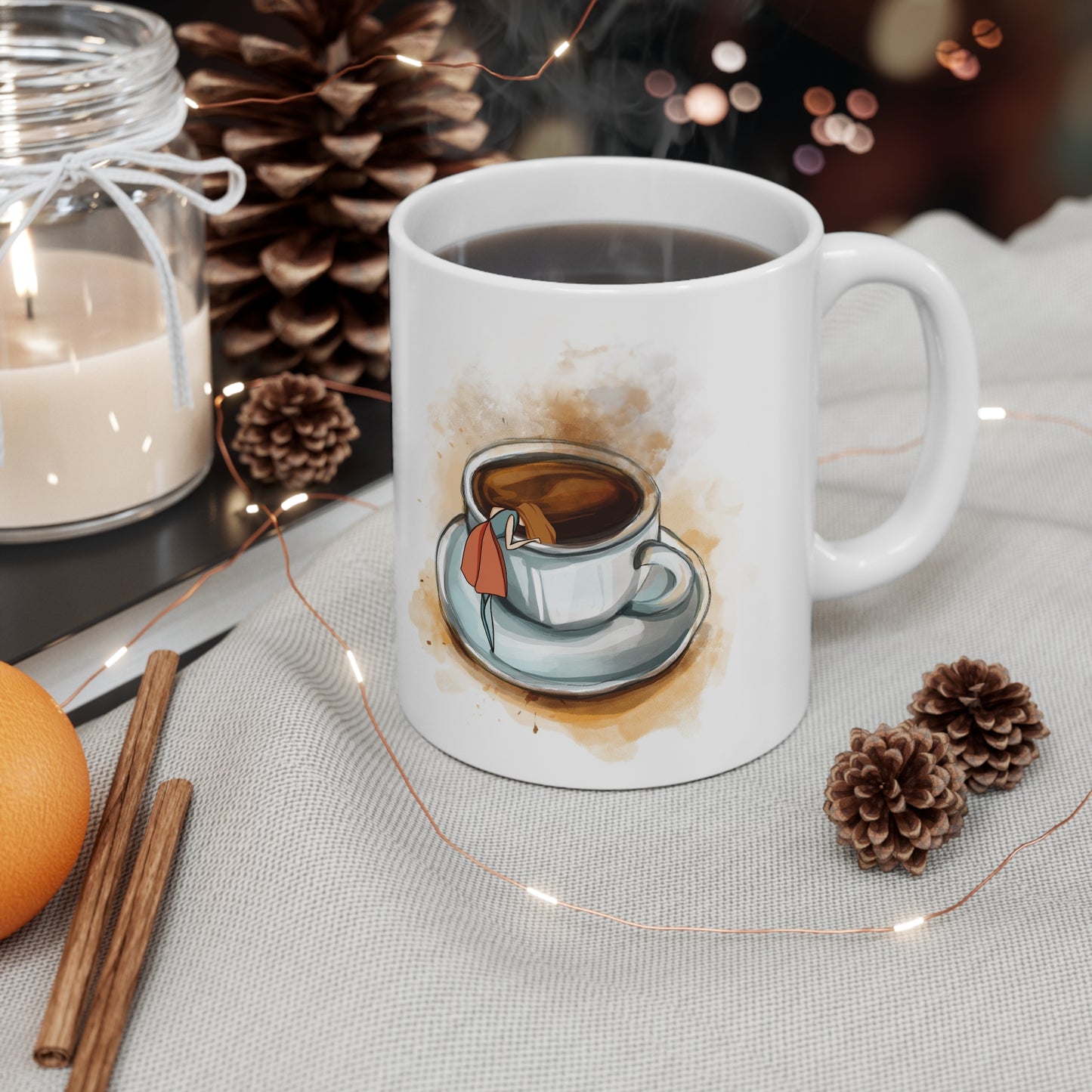 Ceramic Coffee Cups, 11oz, 15oz