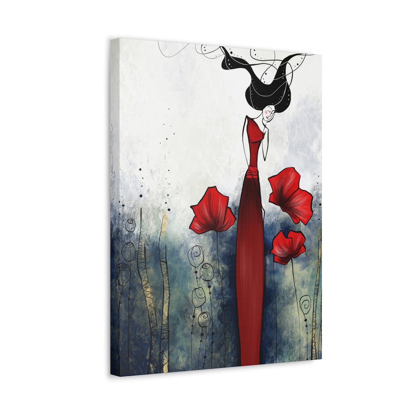 'Enchanted Garden' Stretched Canvas