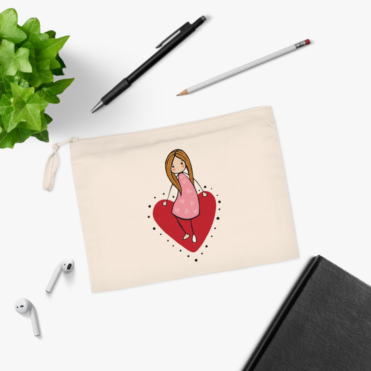 Heart Pencil Case