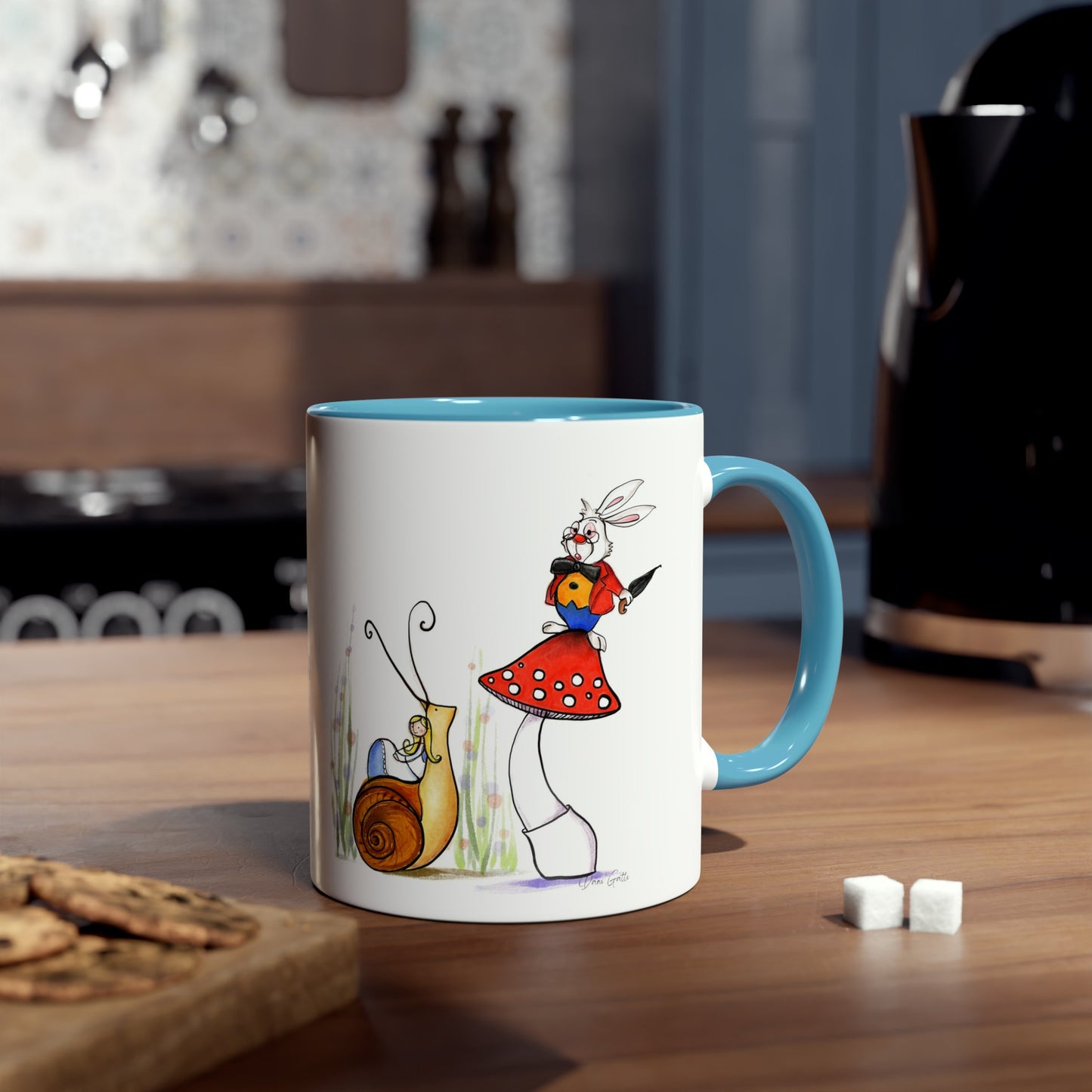 Two-Tone Coffee Mugs, 11oz