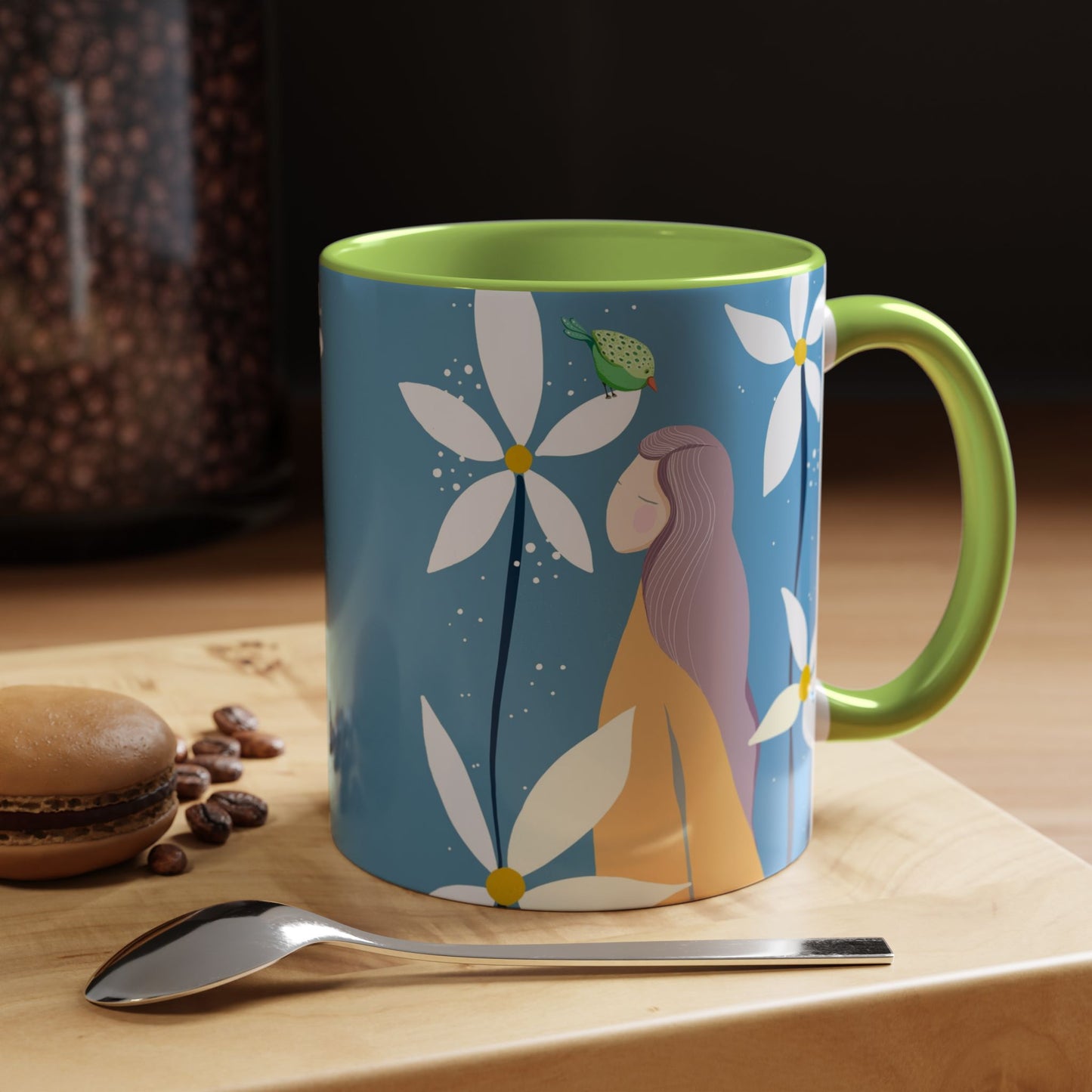 Two-Tone Coffee Mugs, 11oz