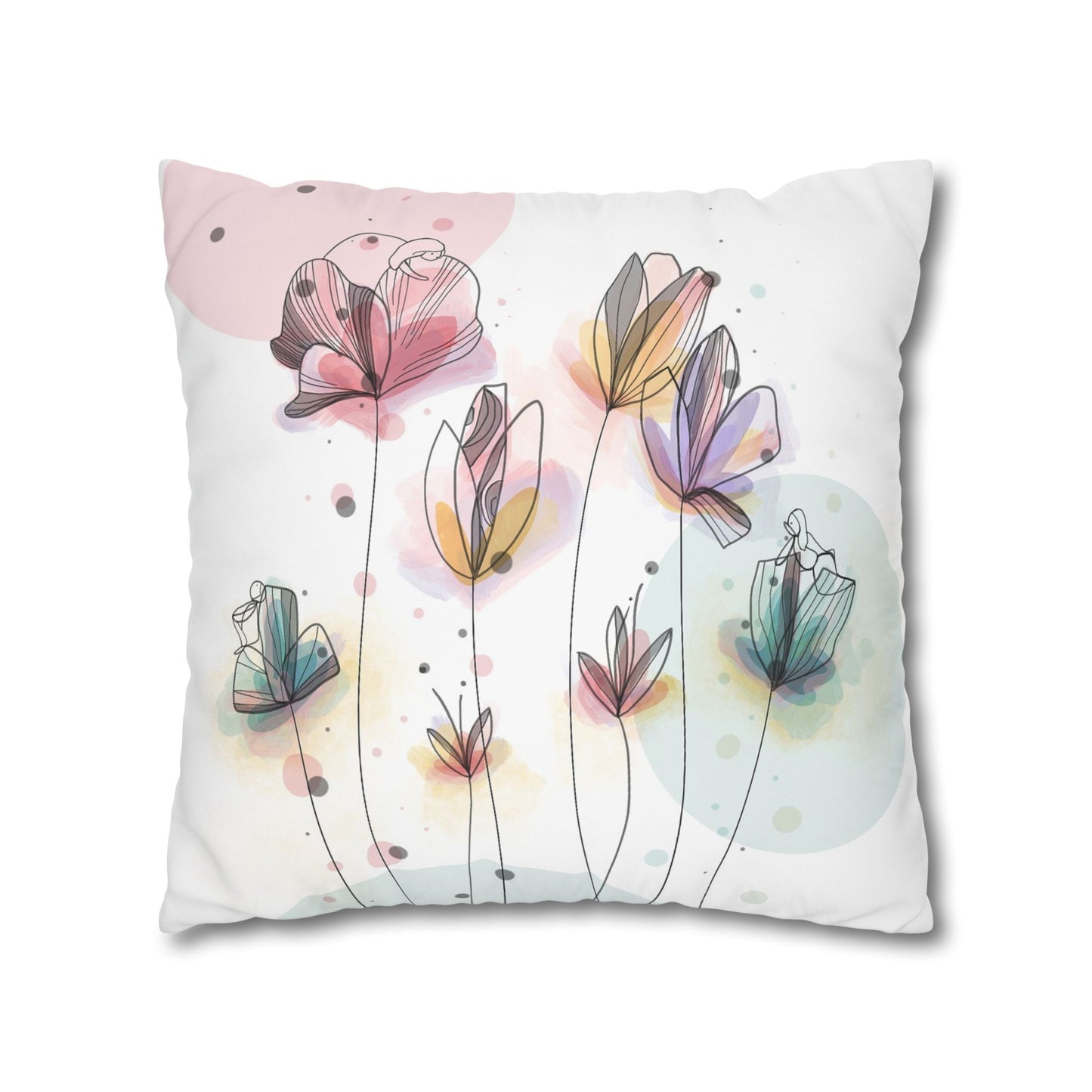 Square Poly Canvas Pillowcase