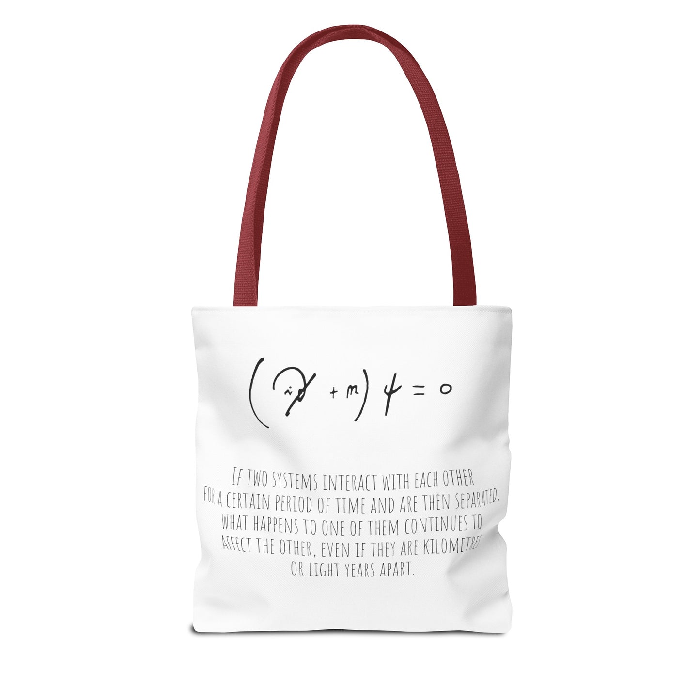 Dirac Tote Bag (AOP)